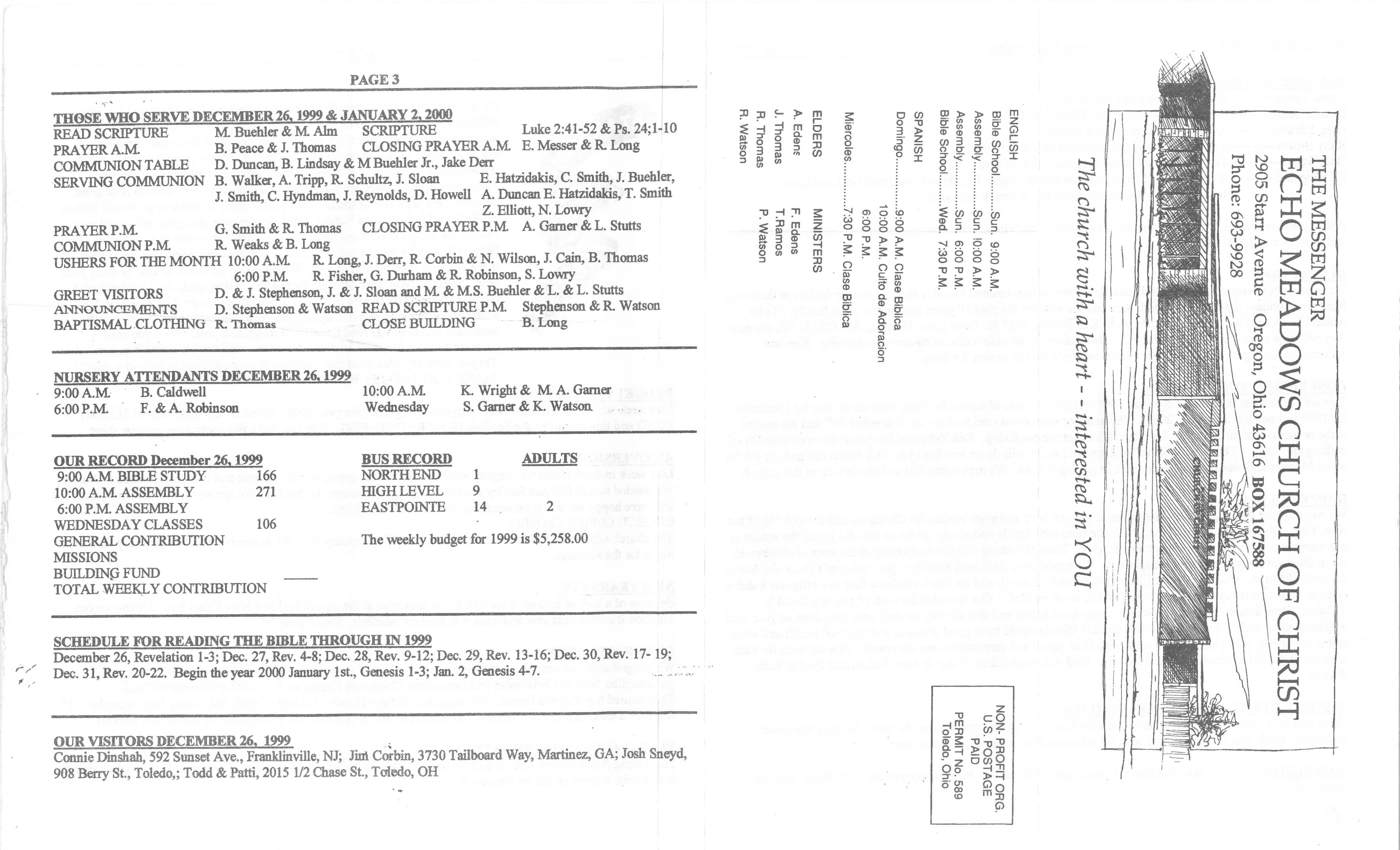 Scanned bulletin, page 1 of 1999-12-26.pdf