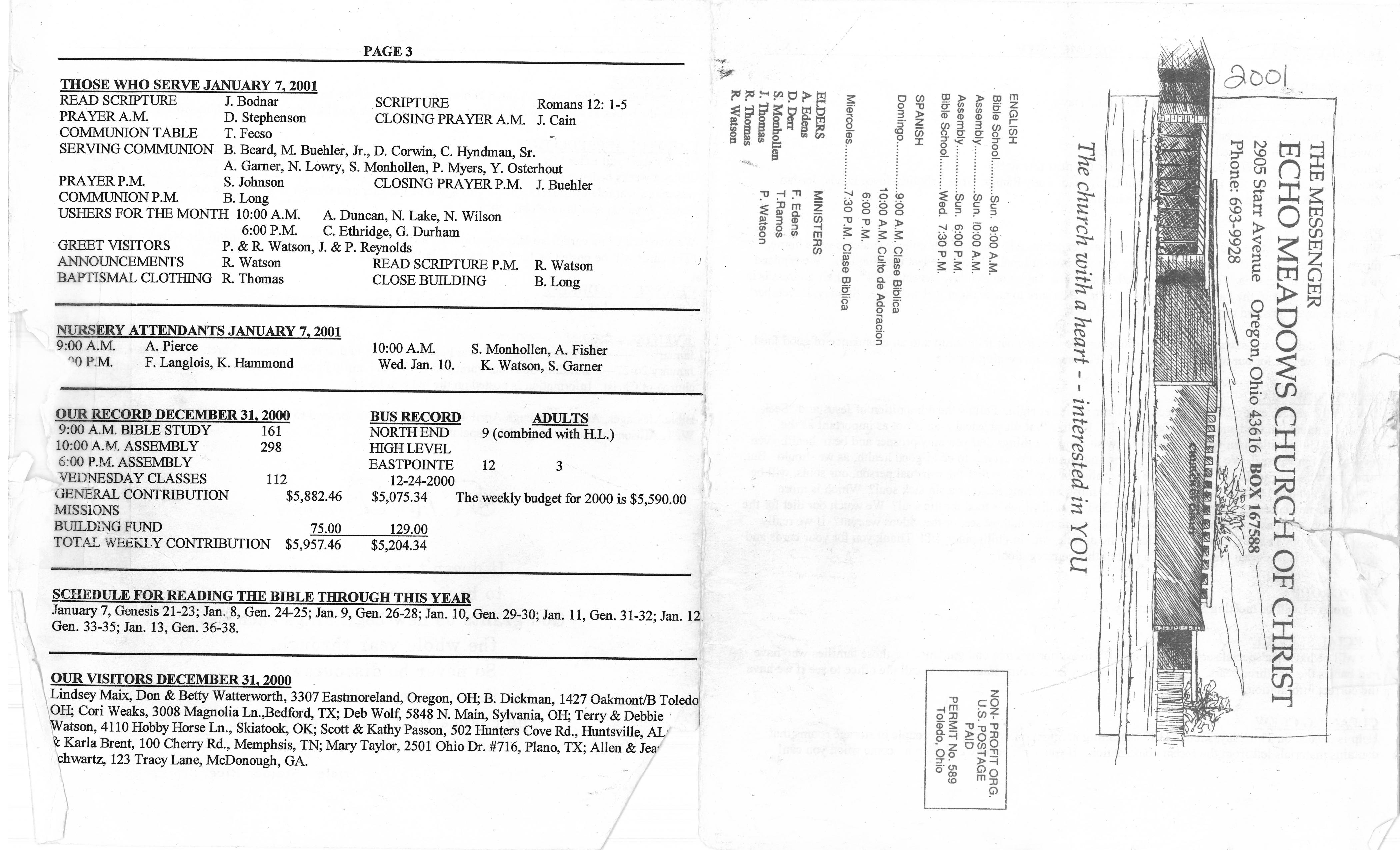 Scanned bulletin, page 1 of 2001-01-07.pdf