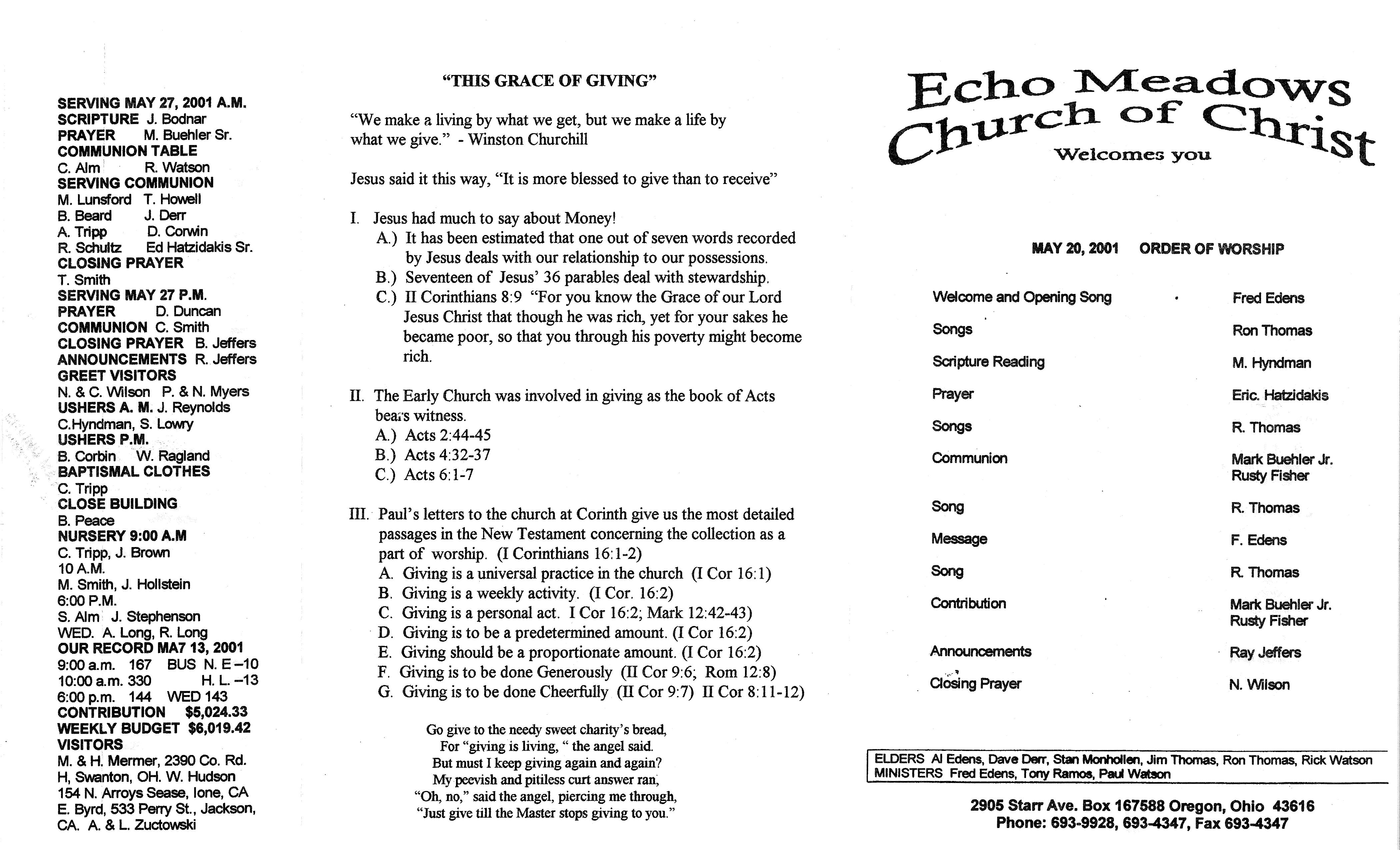 Scanned bulletin, page 1 of 2001-05-20.pdf