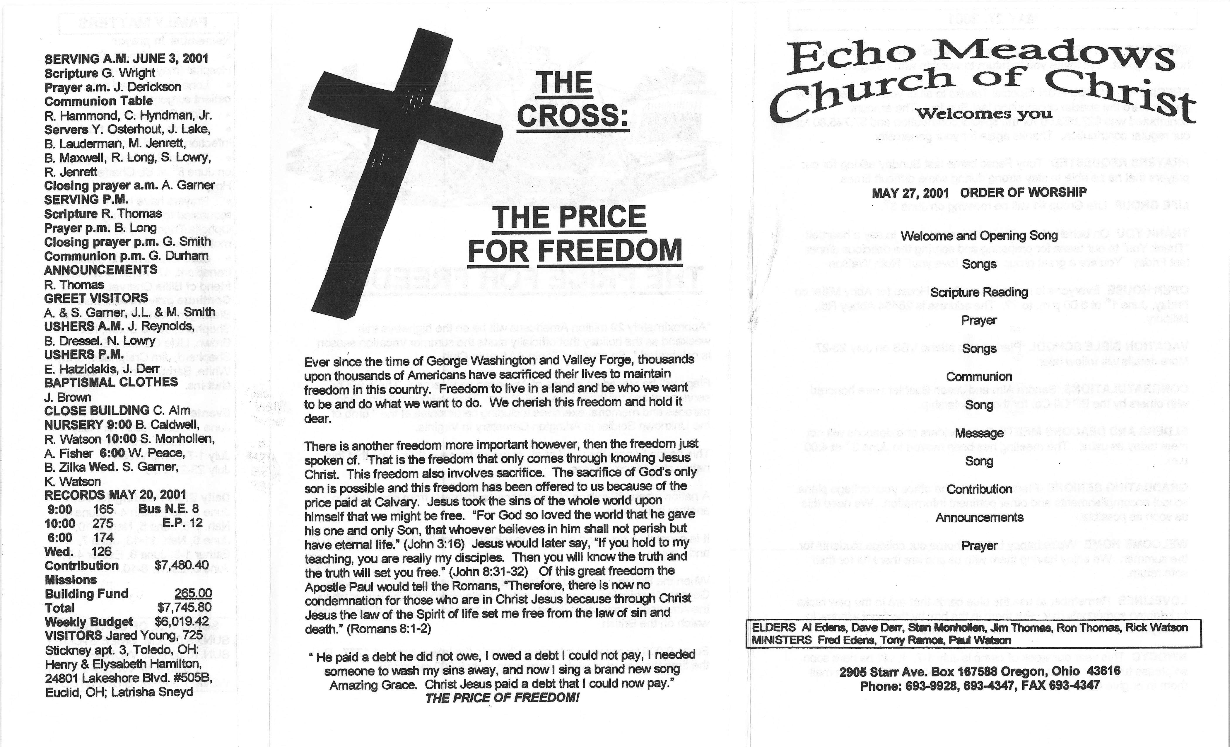 Scanned bulletin, page 1 of 2001-05-27.pdf