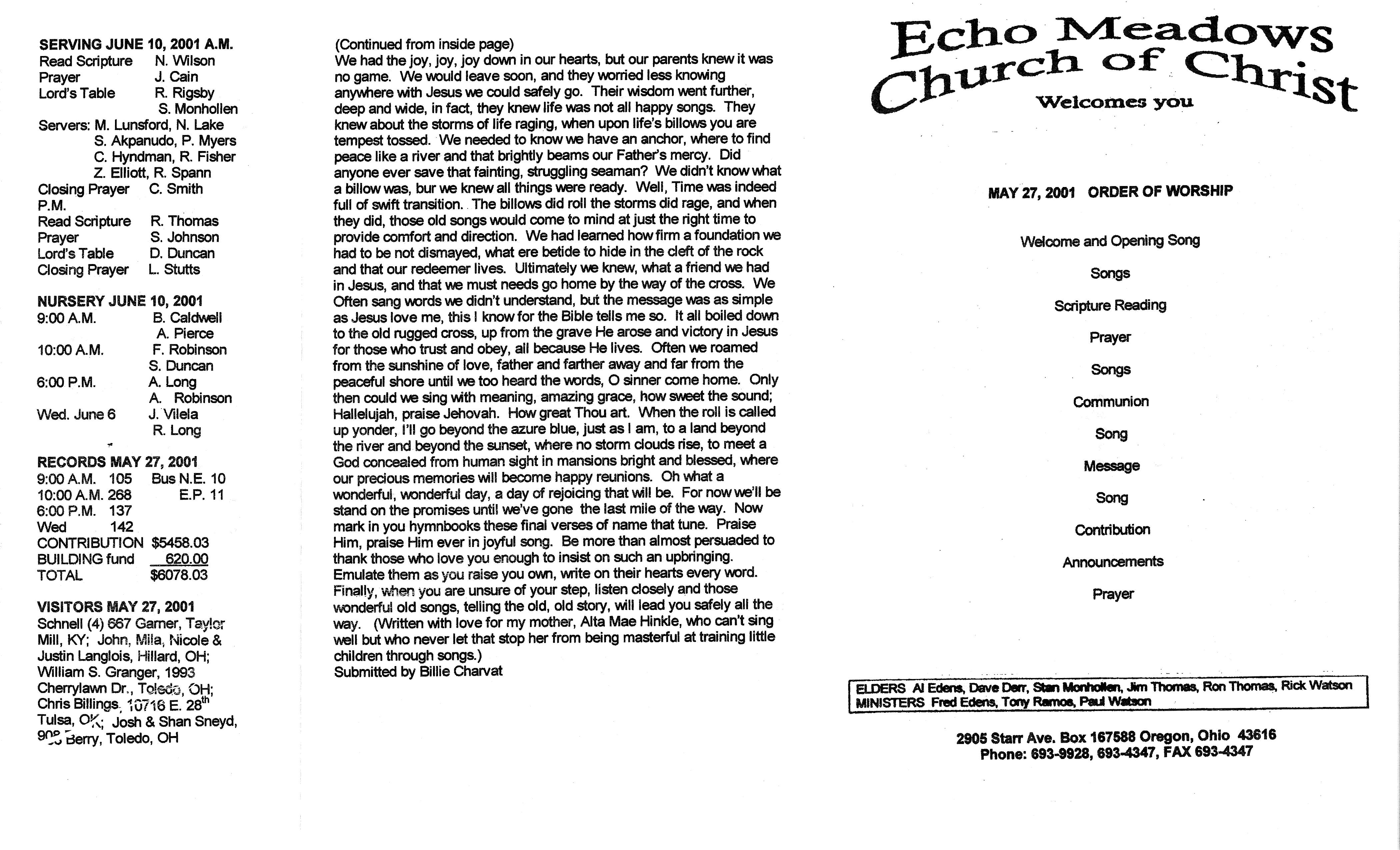 Scanned bulletin, page 1 of 2001-06-03.pdf