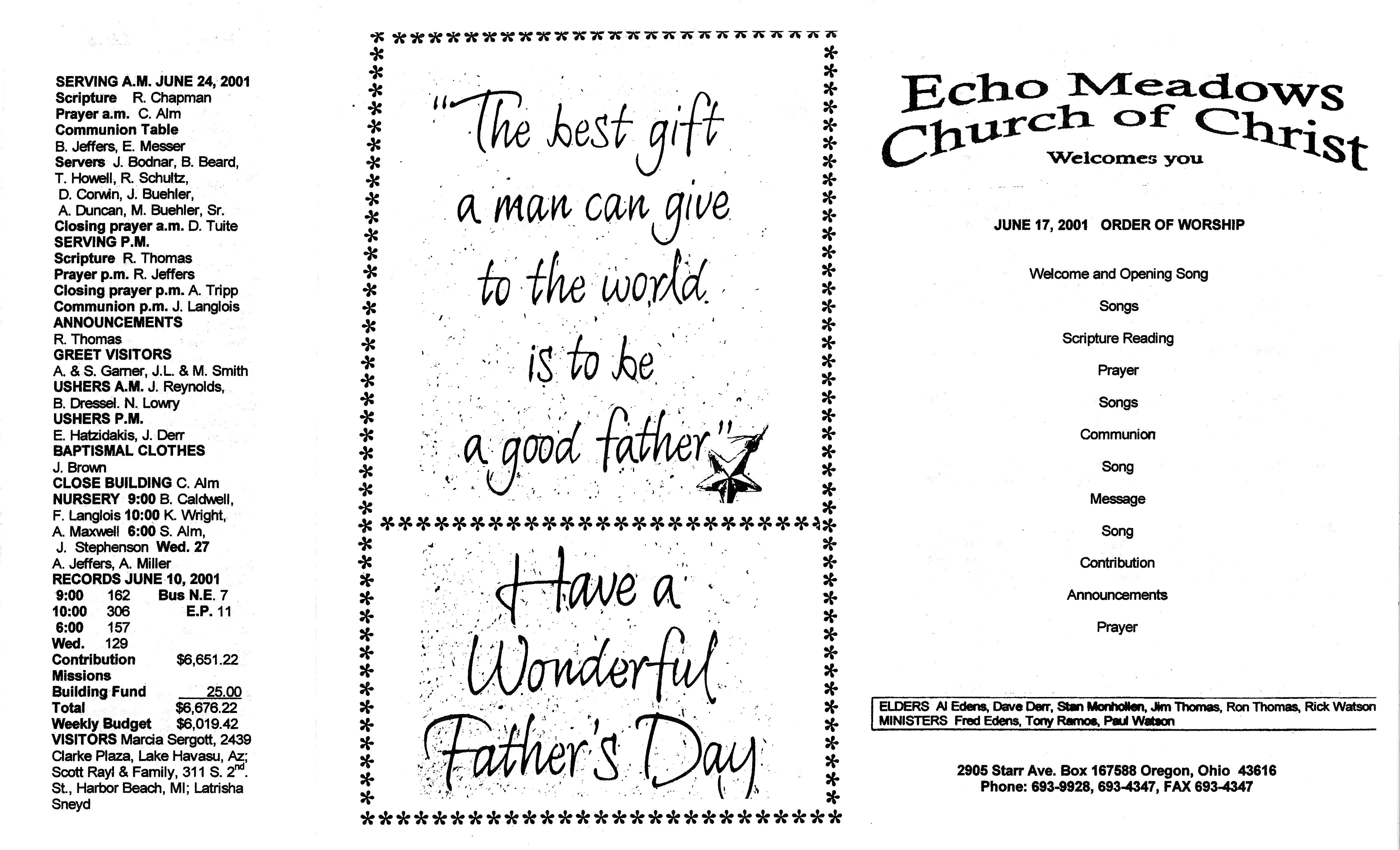 Scanned bulletin, page 1 of 2001-06-17.pdf