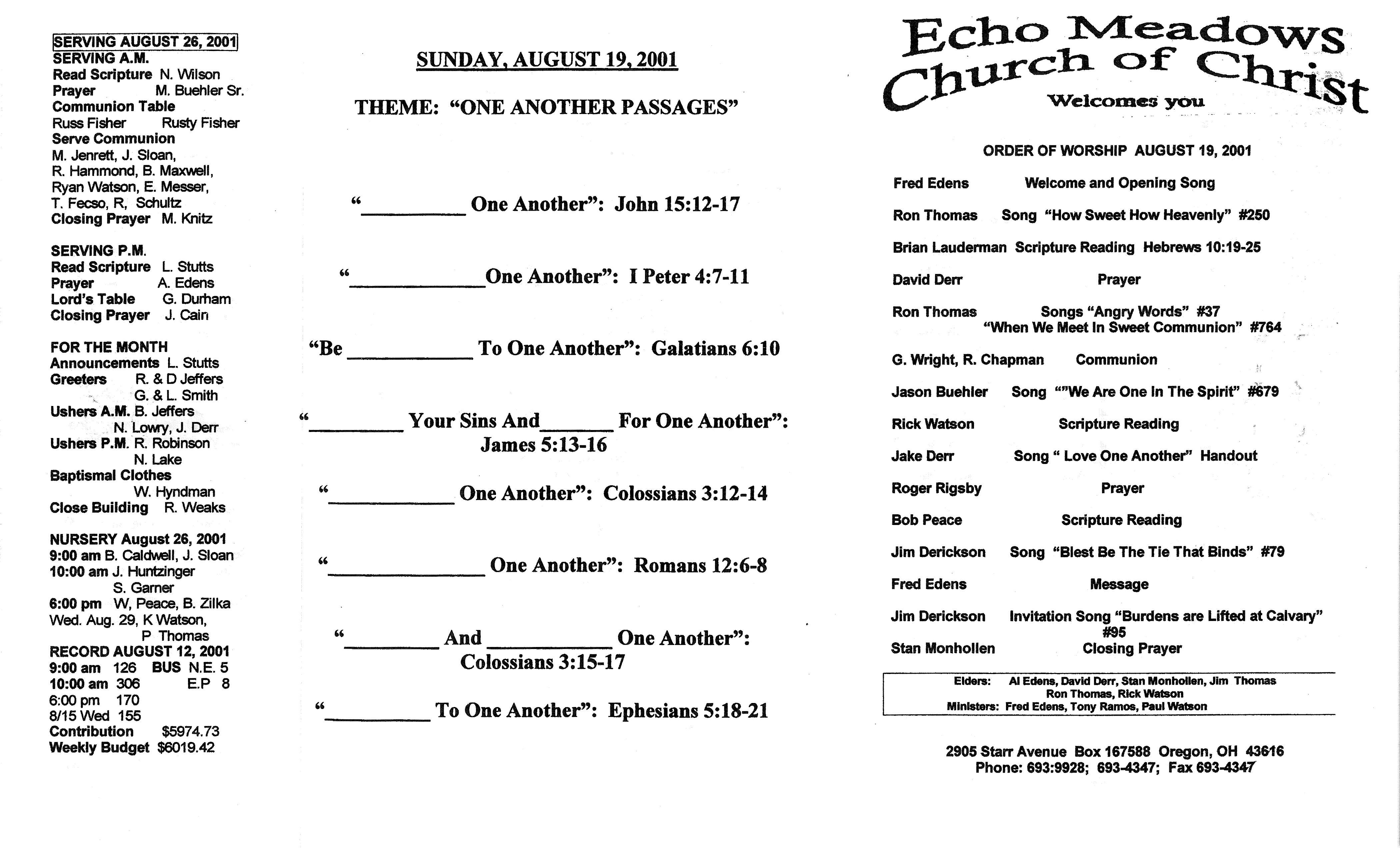 Scanned bulletin, page 1 of 2001-08-19.pdf