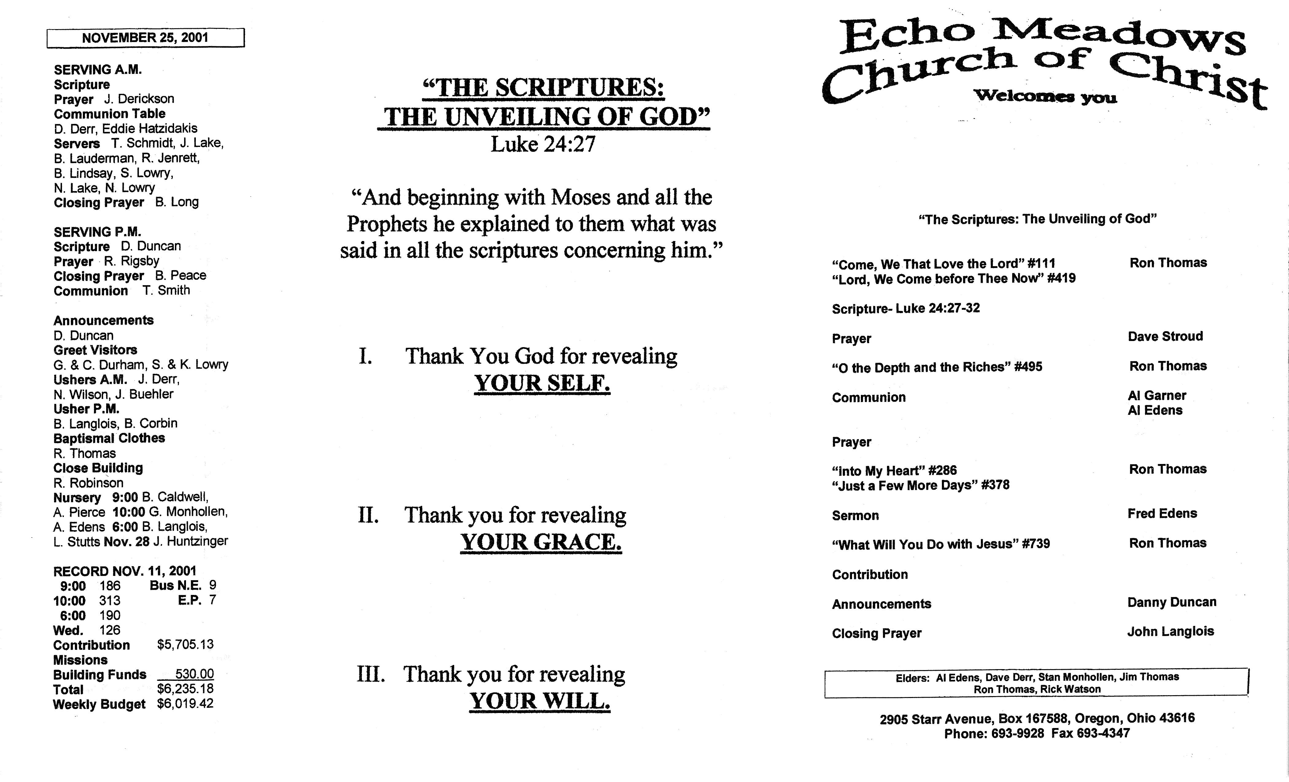 Scanned bulletin, page 1 of 2001-11-18.pdf