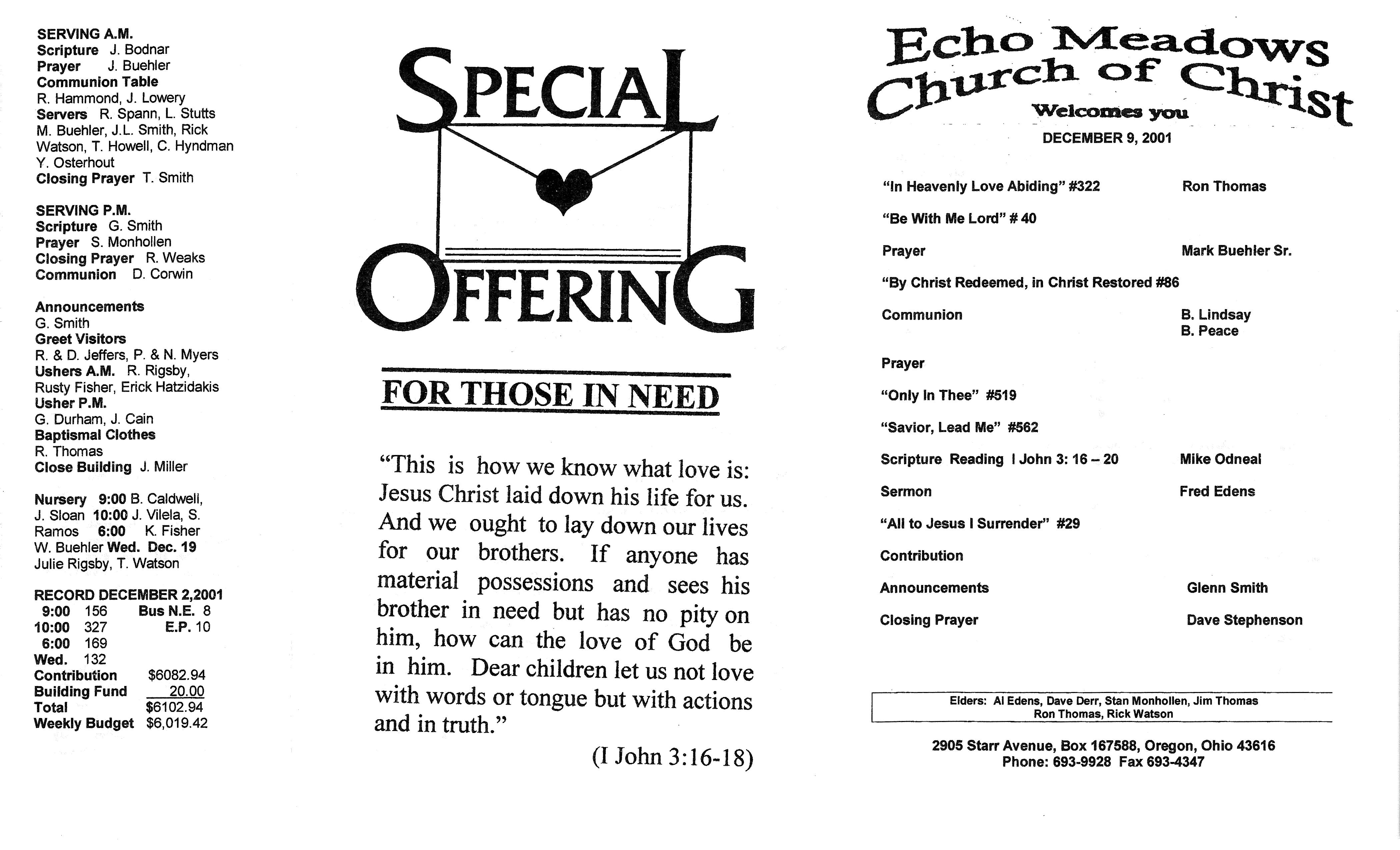 Scanned bulletin, page 1 of 2001-12-09.pdf
