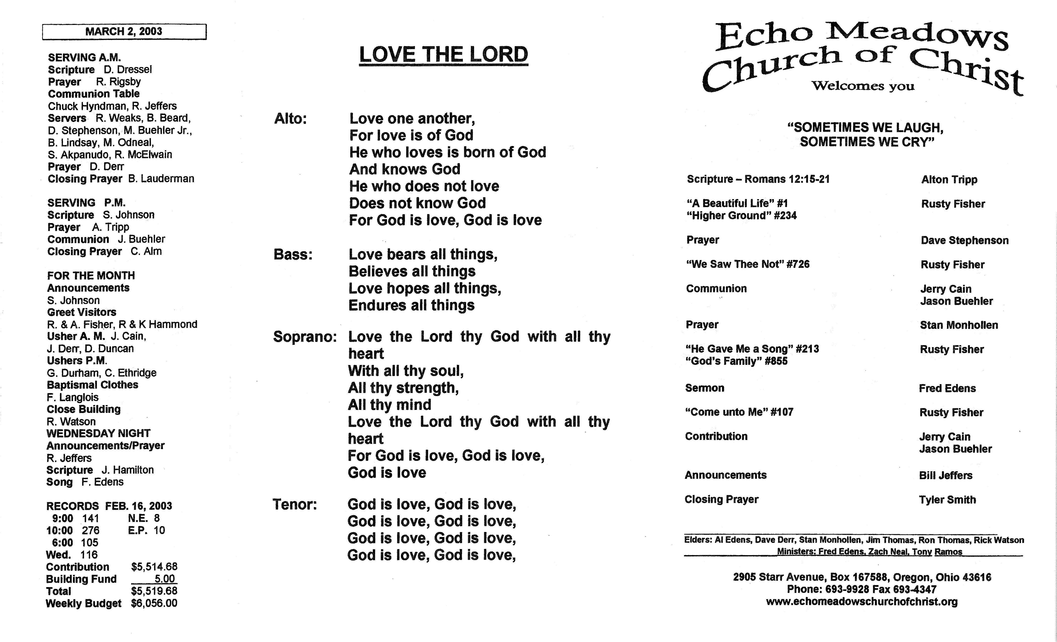 Scanned bulletin, page 1 of 2003-02-23.pdf
