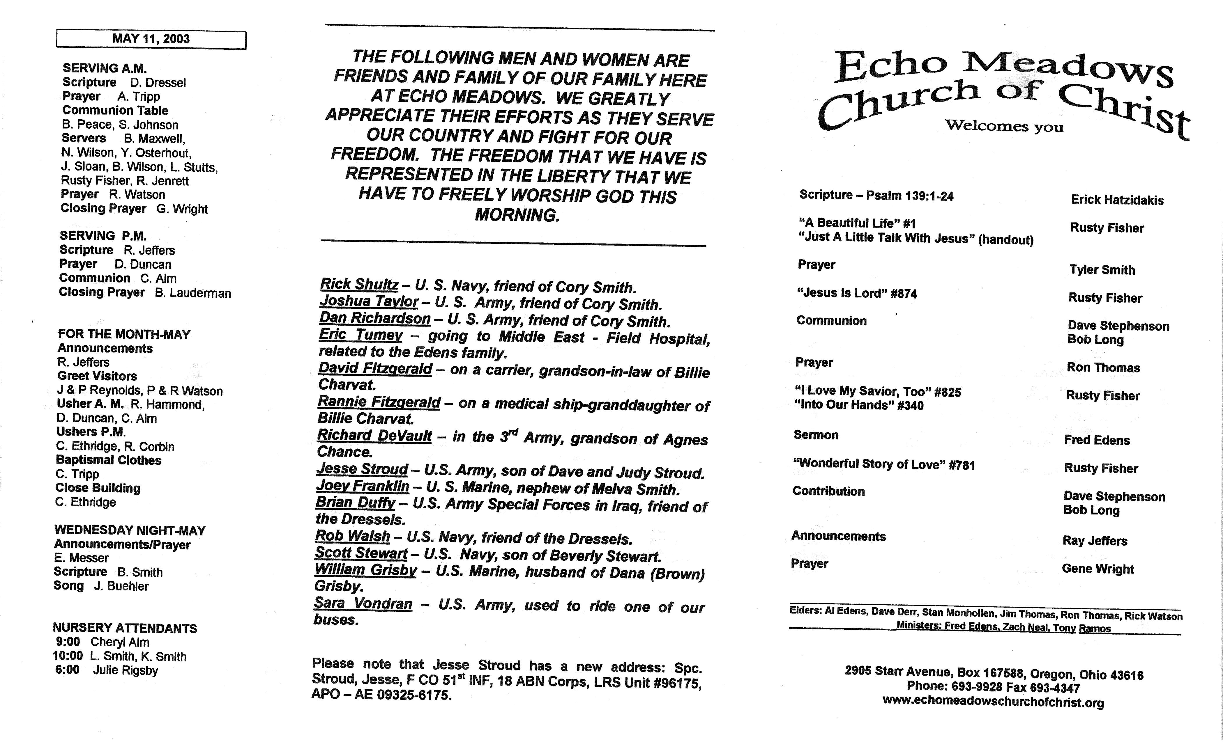 Scanned bulletin, page 1 of 2003-05-04.pdf