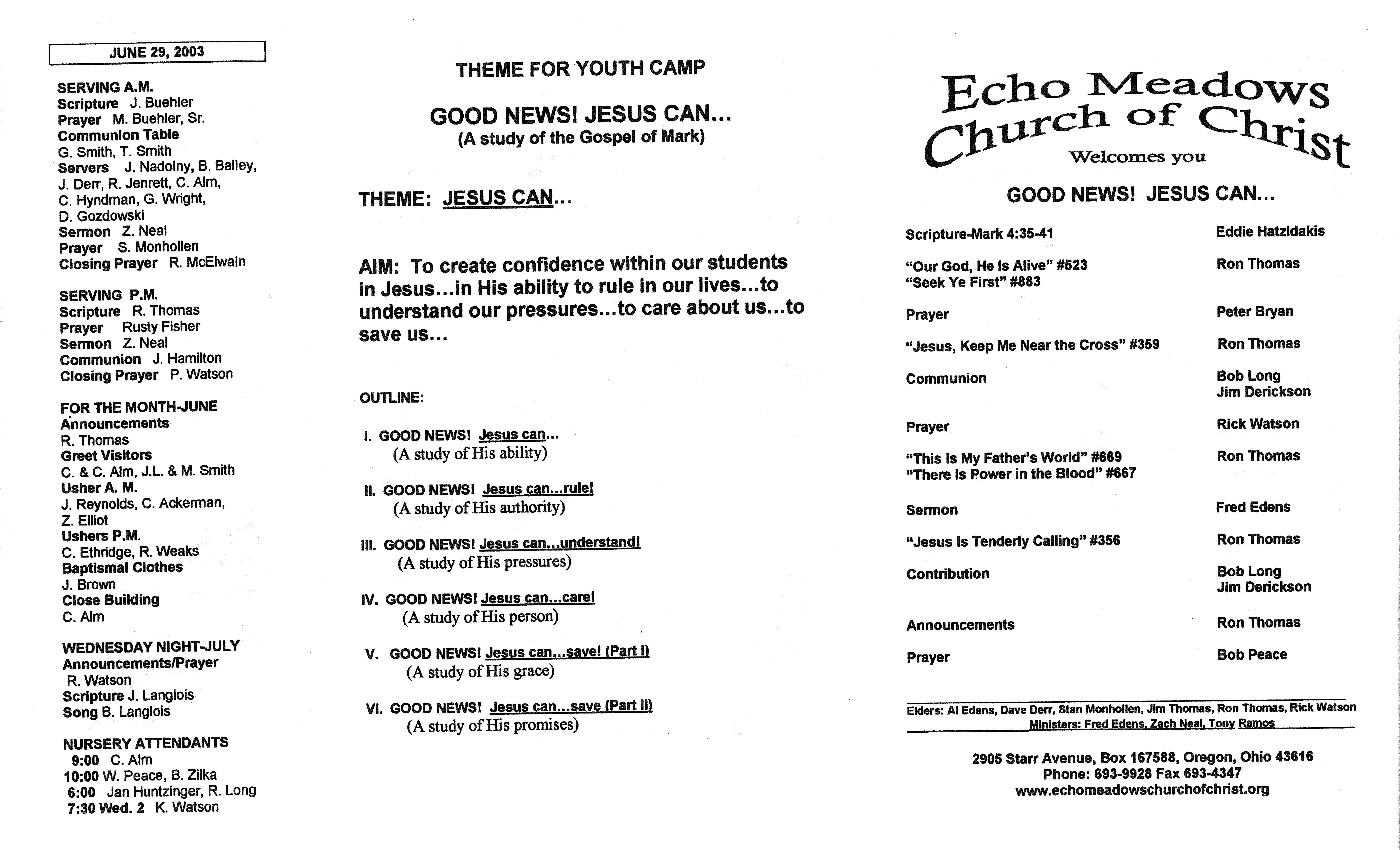 Scanned bulletin, page 1 of 2003-06-22.pdf