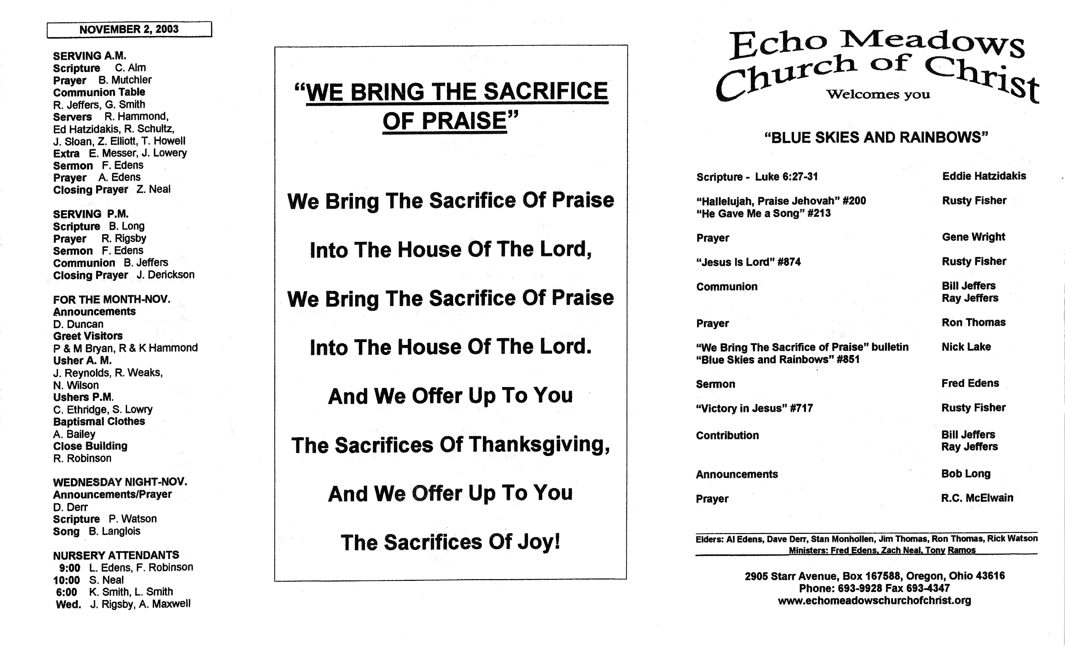 Scanned bulletin, page 1 of 2003-10-26.pdf