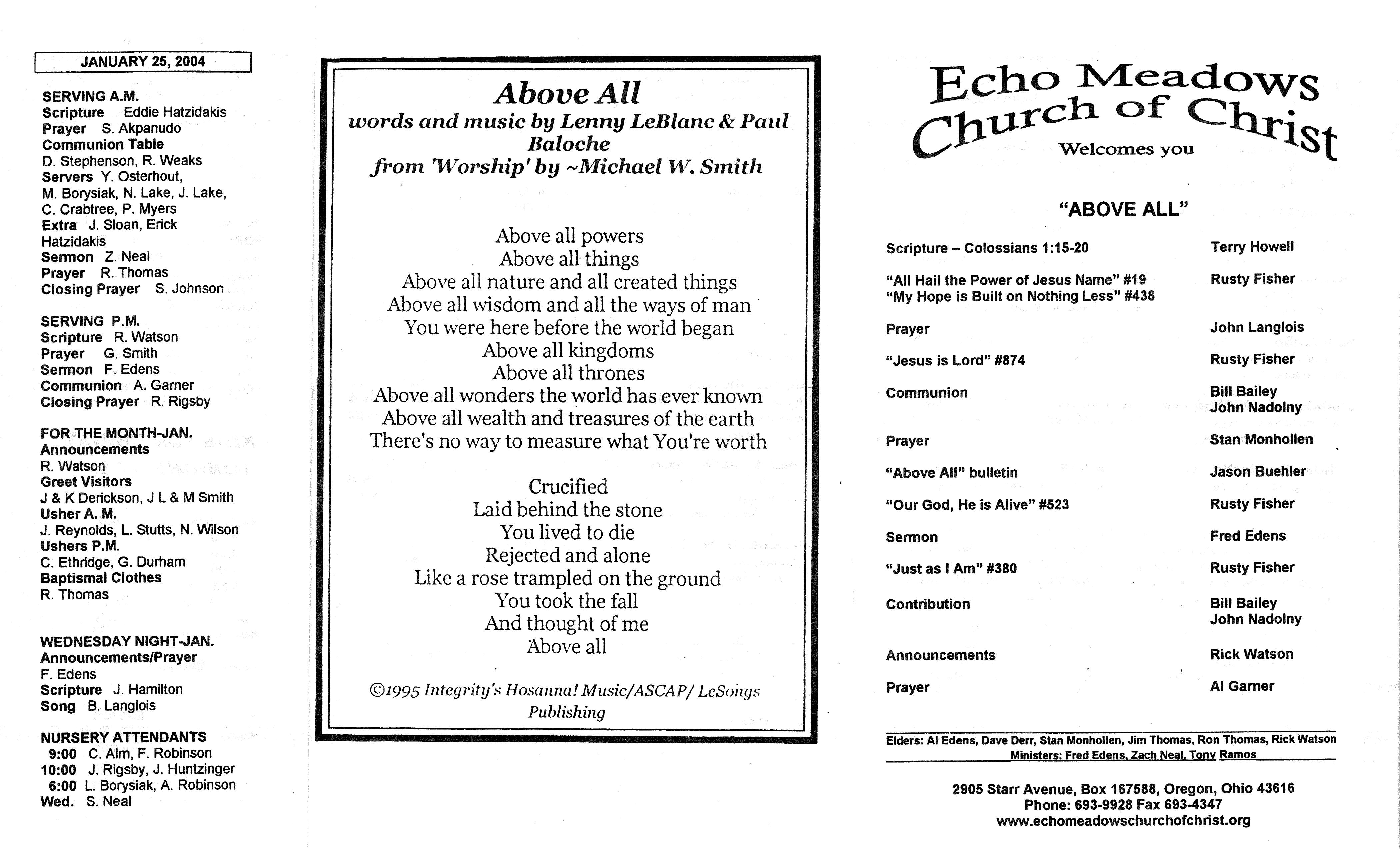 Scanned bulletin, page 1 of 2004-01-18.pdf