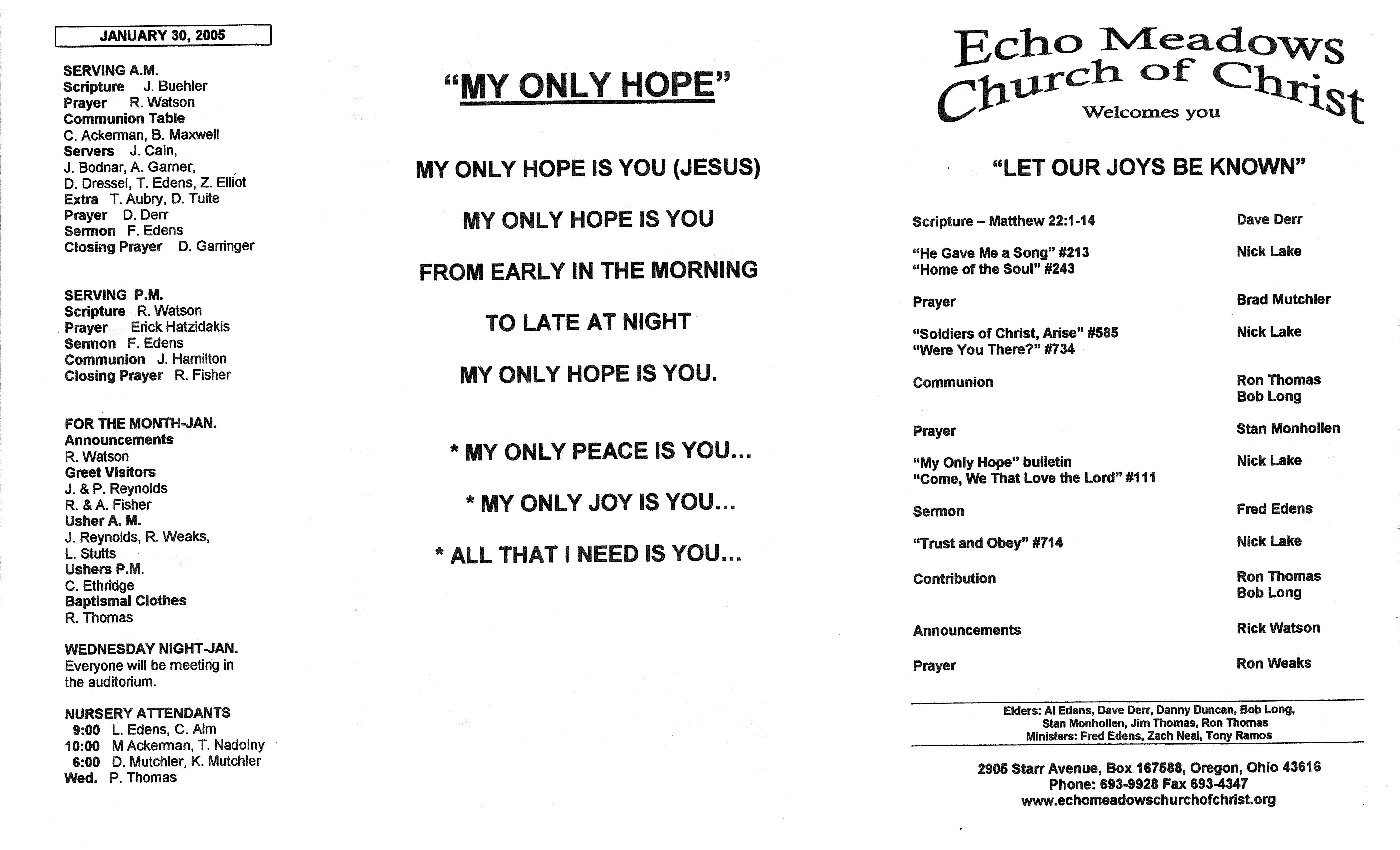 Scanned bulletin, page 1 of 2005-01-23.pdf
