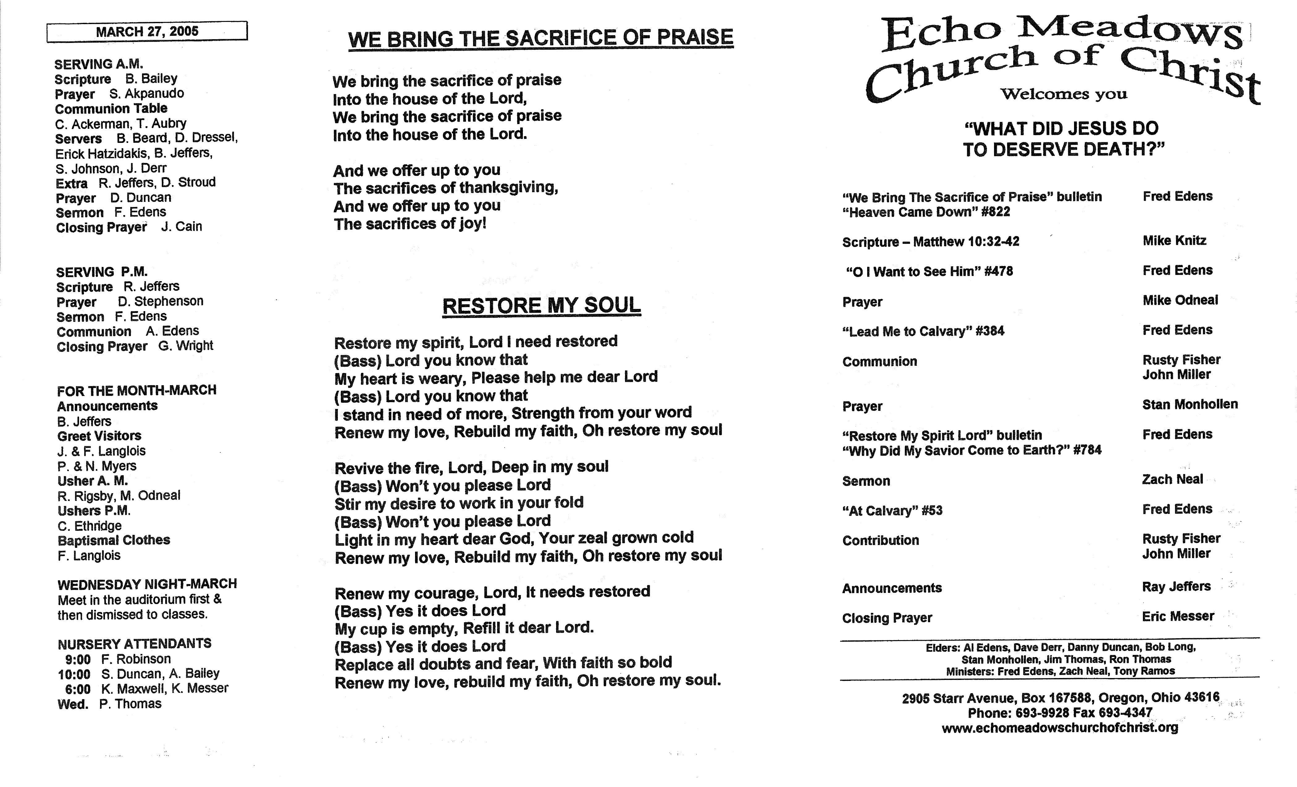 Scanned bulletin, page 1 of 2005-03-20.pdf