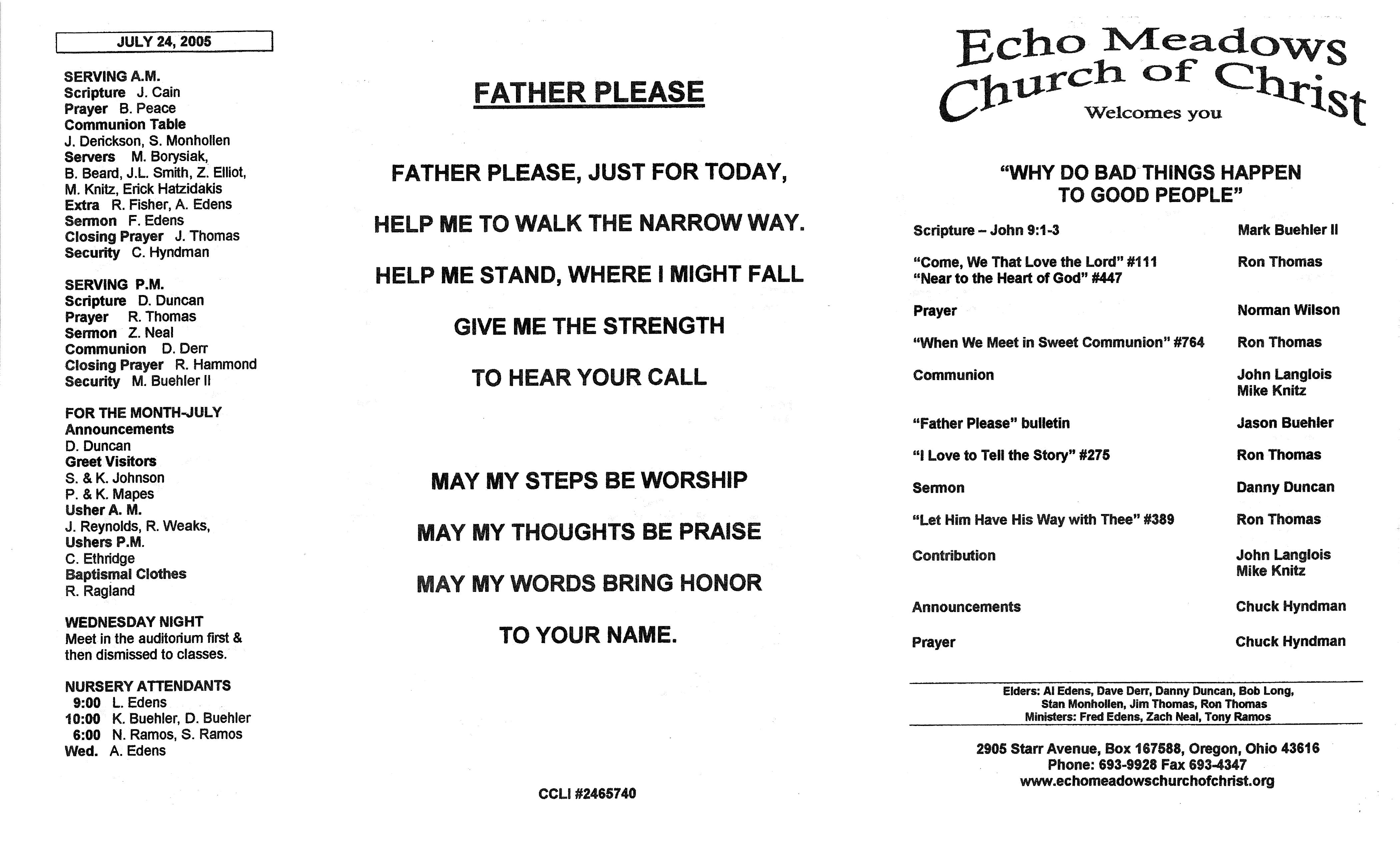 Scanned bulletin, page 1 of 2005-07-17.pdf