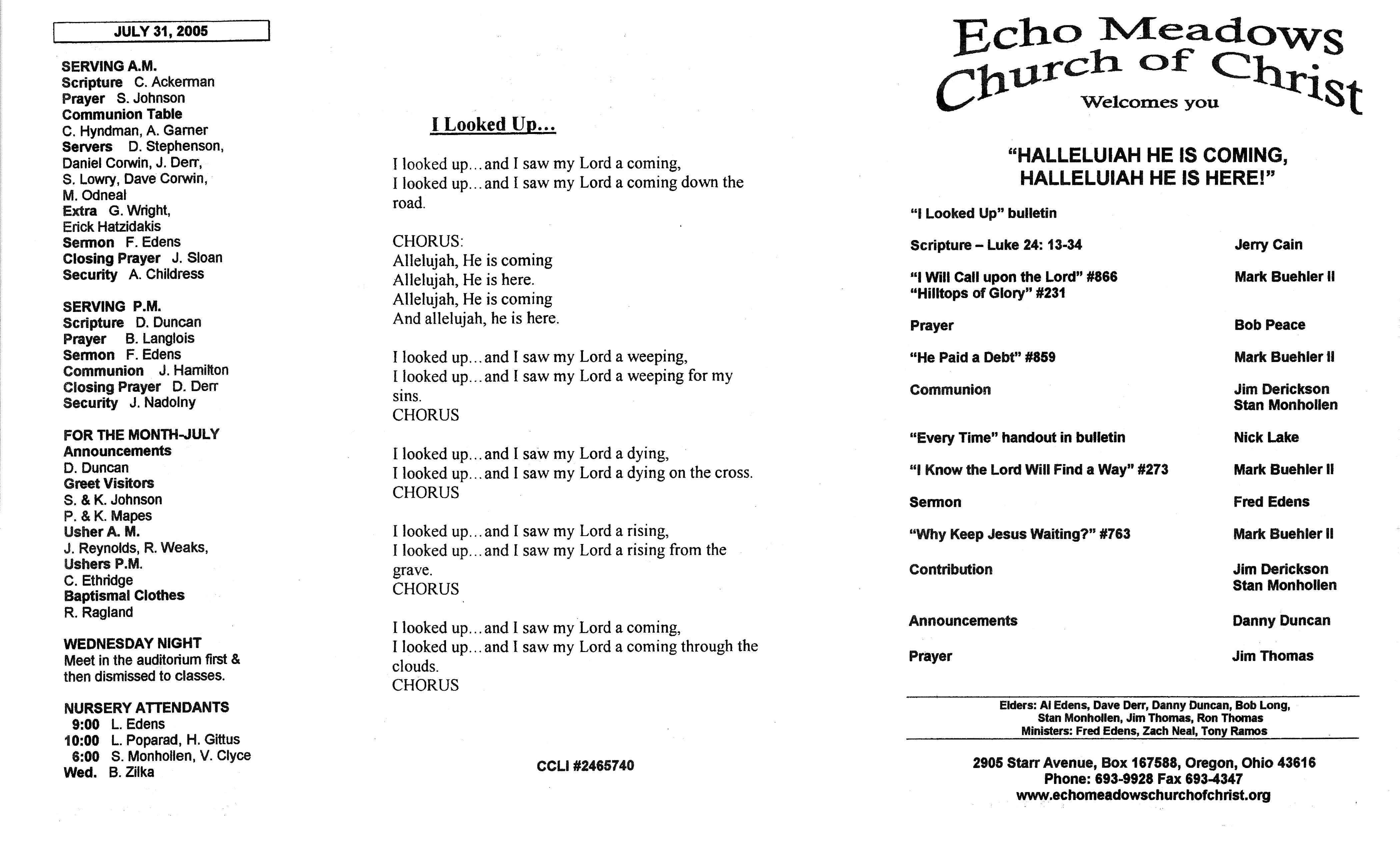 Scanned bulletin, page 1 of 2005-07-24.pdf