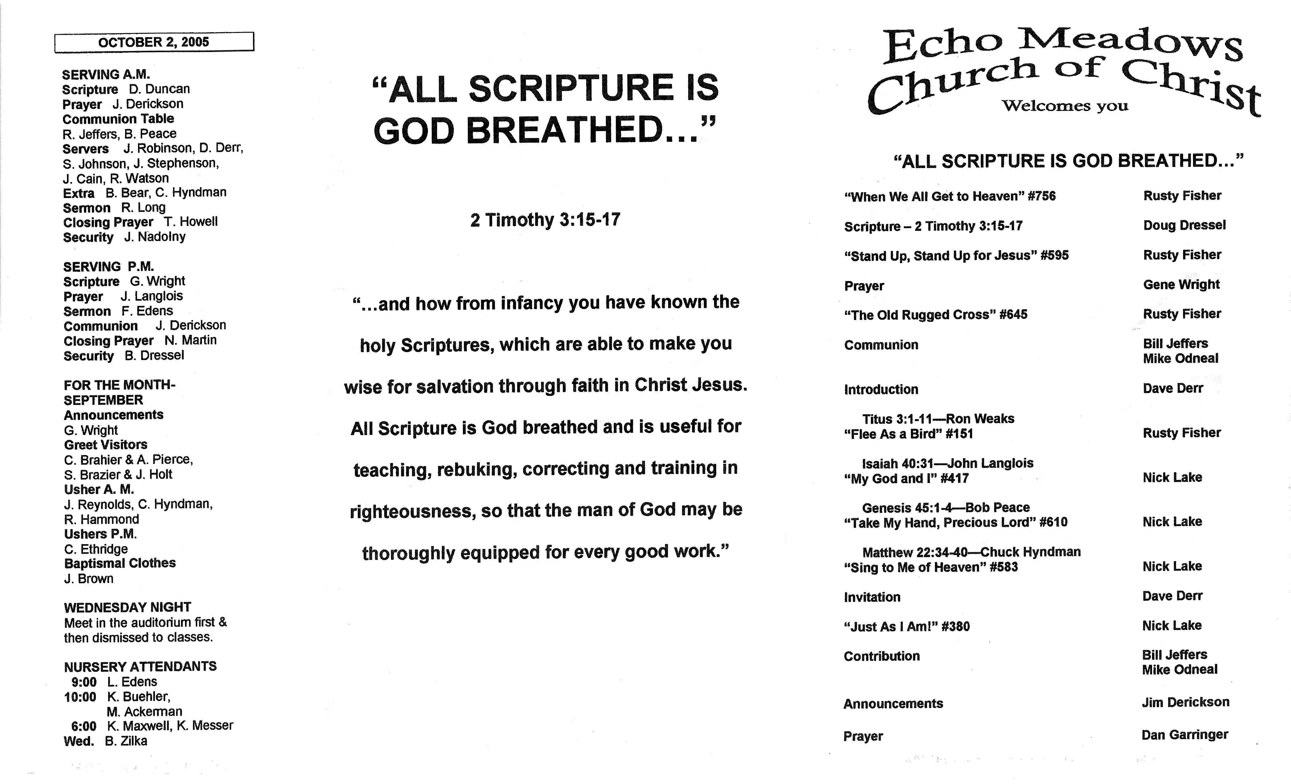 Scanned bulletin, page 1 of 2005-09-25.pdf