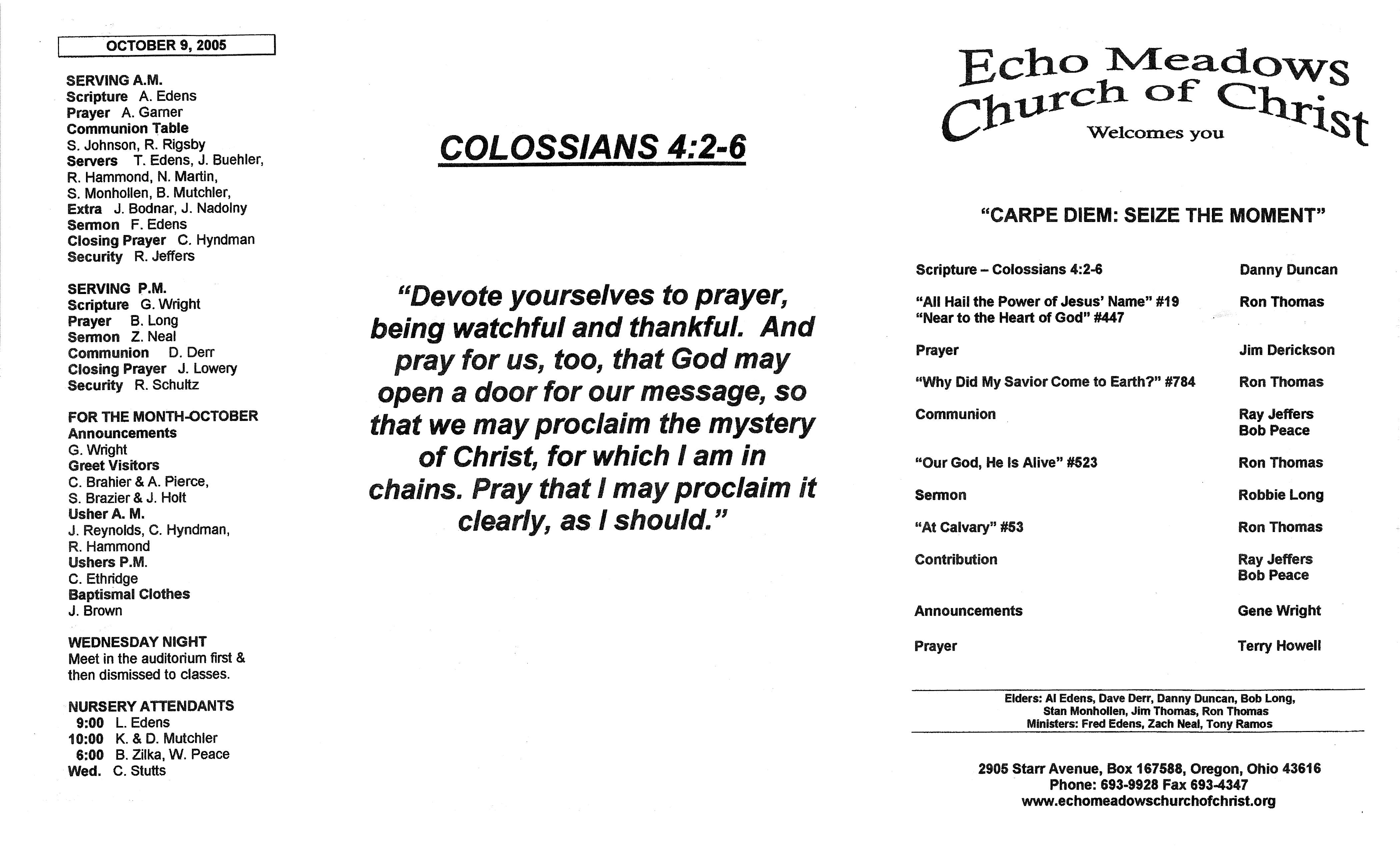 Scanned bulletin, page 1 of 2005-10-02.pdf