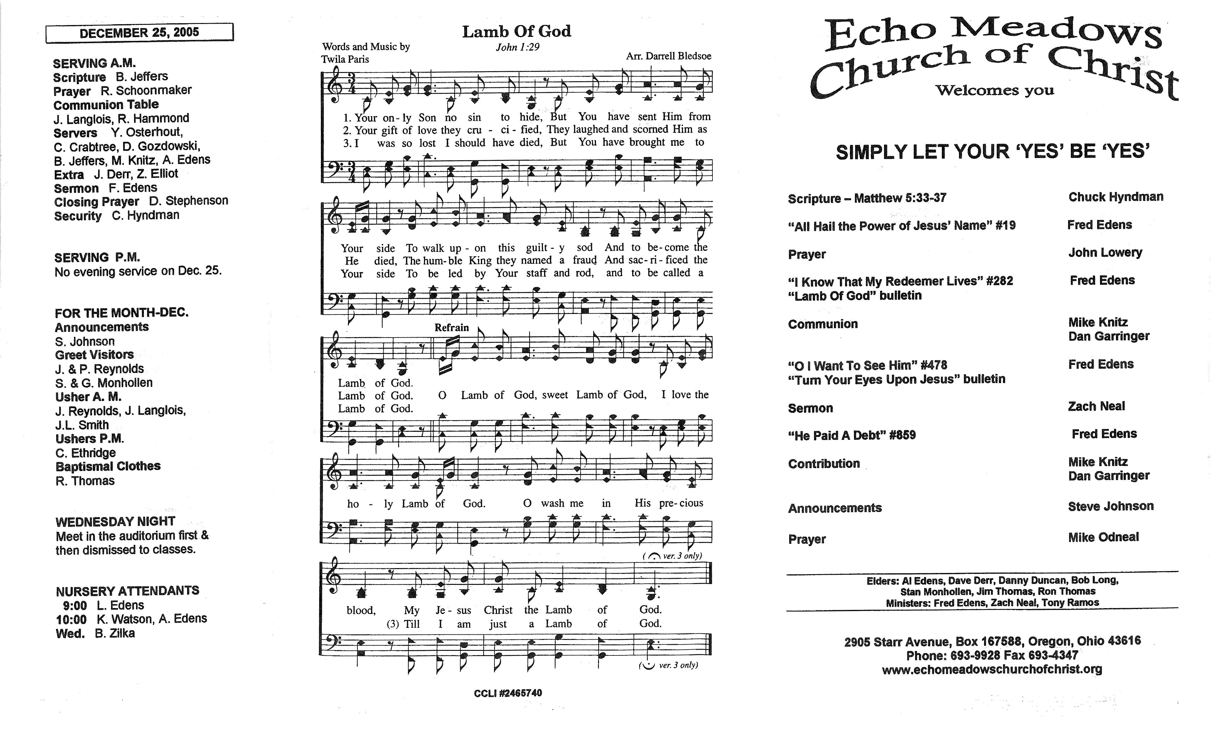 Scanned bulletin, page 1 of 2005-12-18.pdf