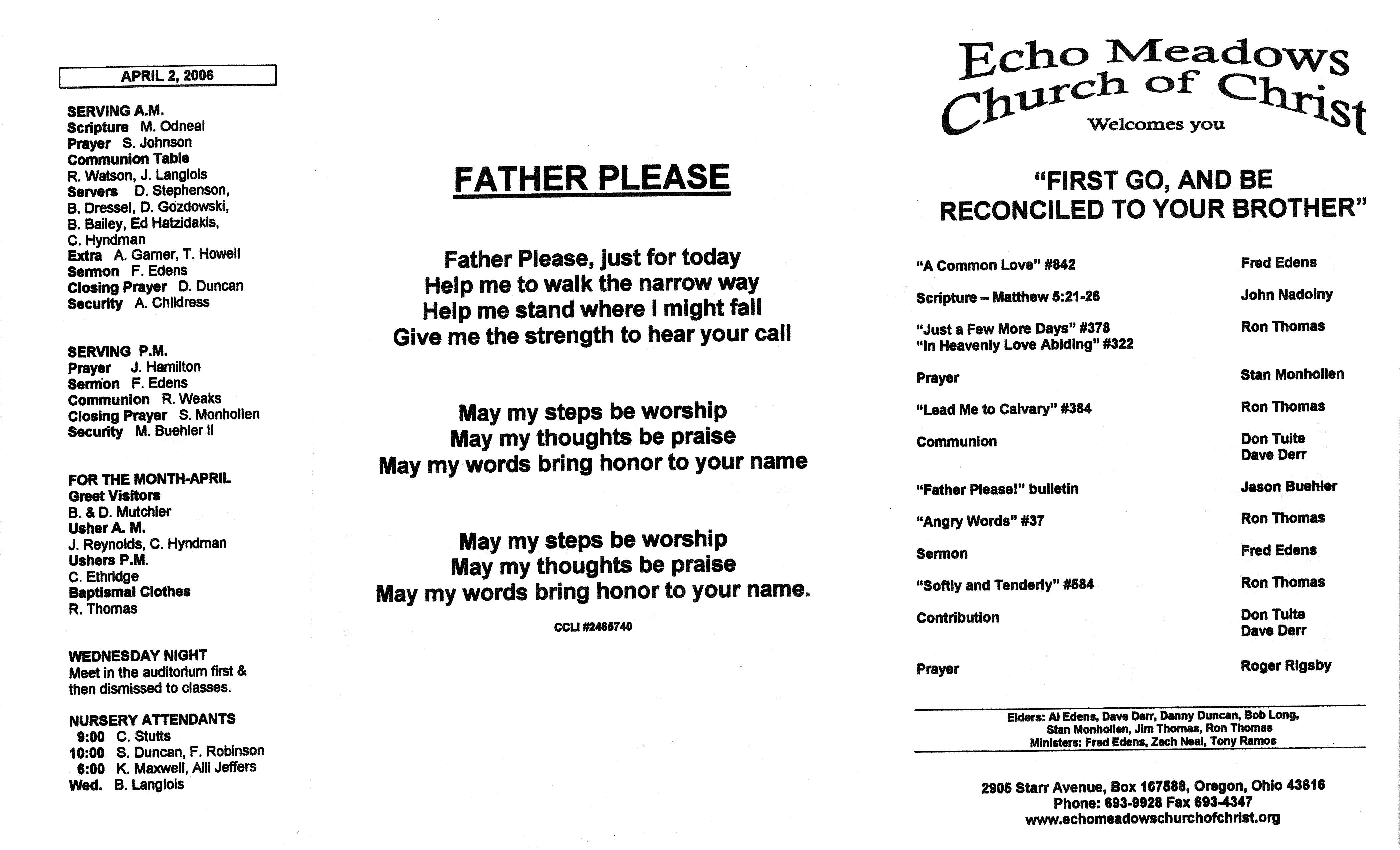 Scanned bulletin, page 1 of 2006-03-26.pdf