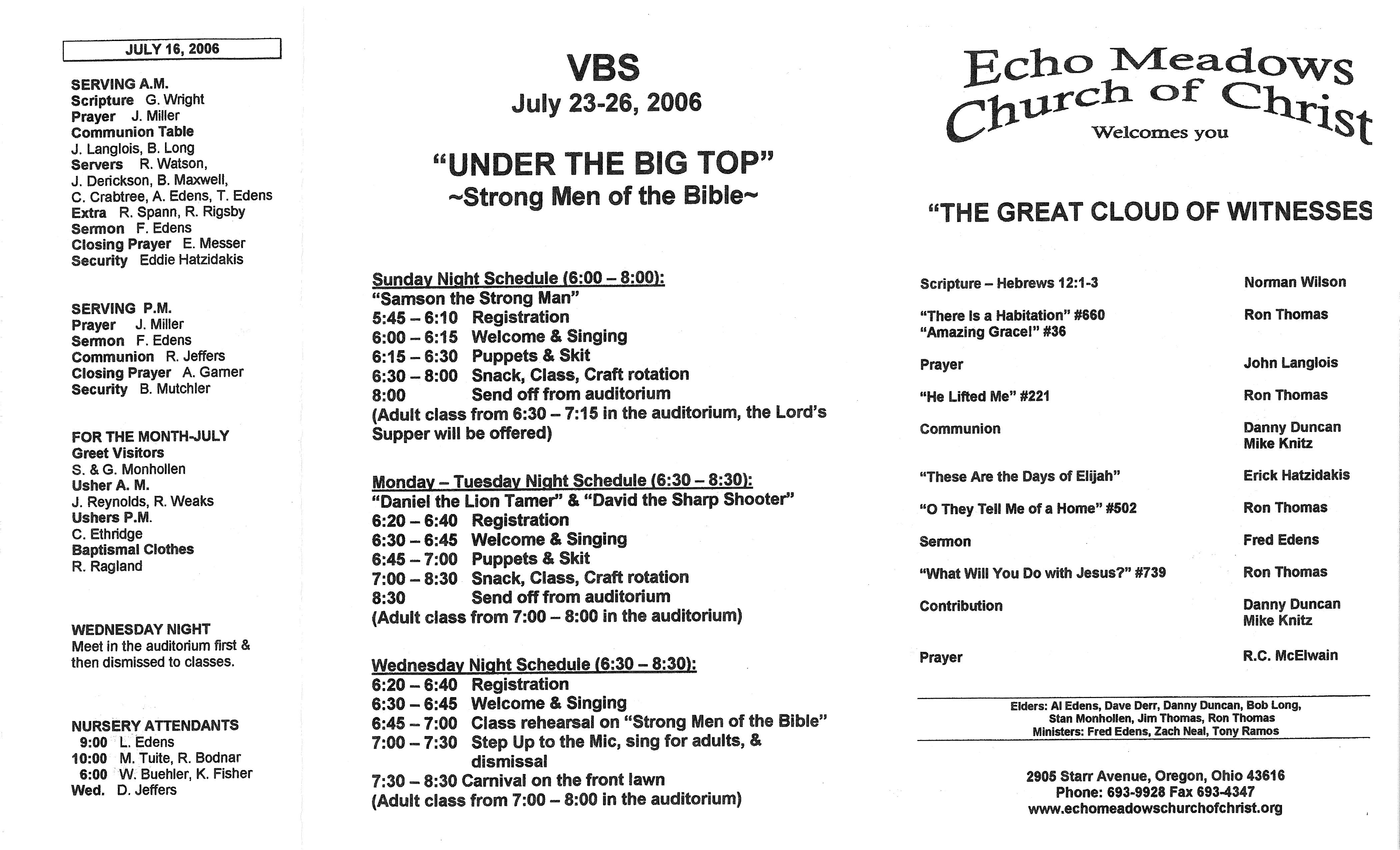 Scanned bulletin, page 1 of 2006-07-09.pdf