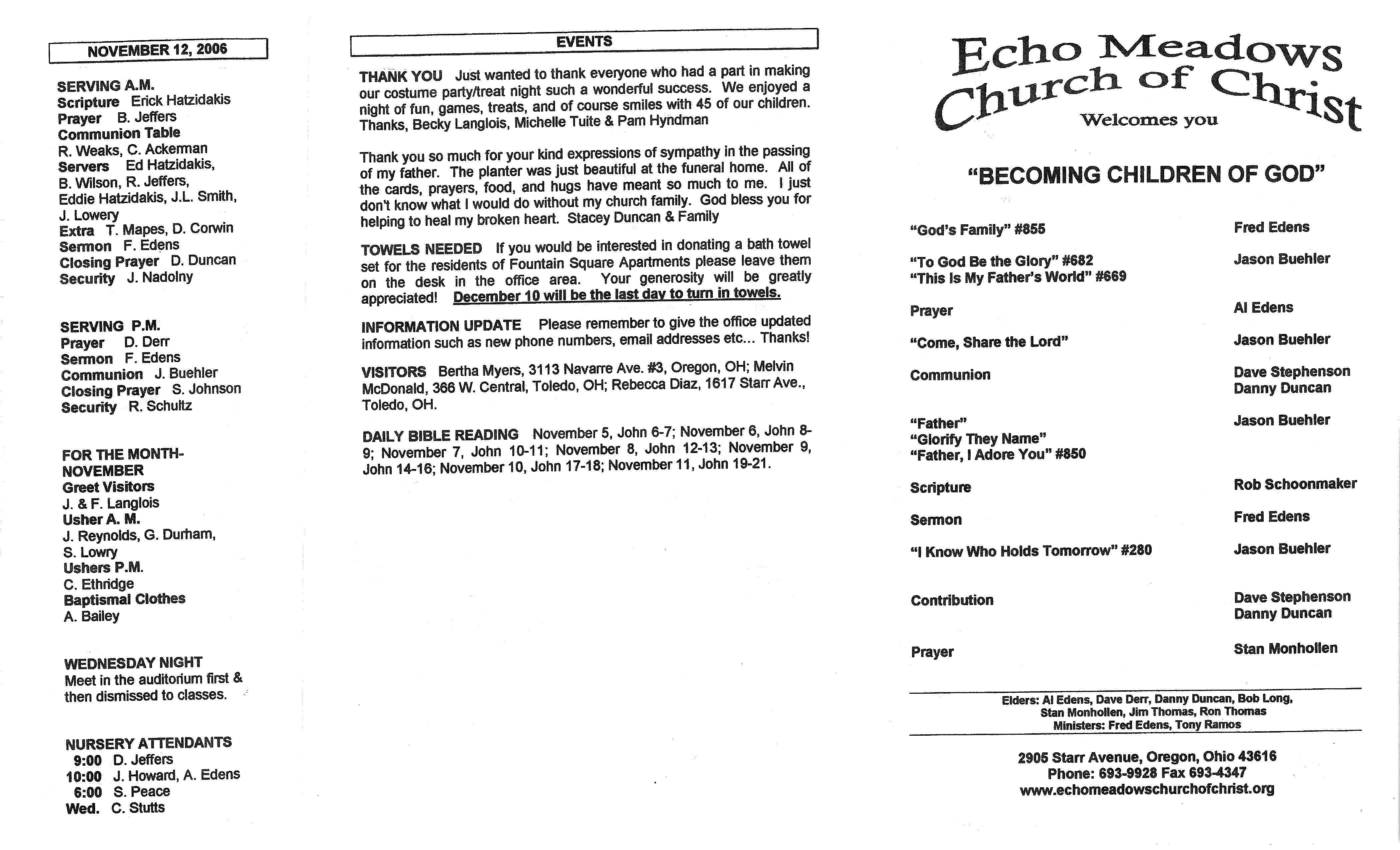 Scanned bulletin, page 1 of 2006-11-05.pdf