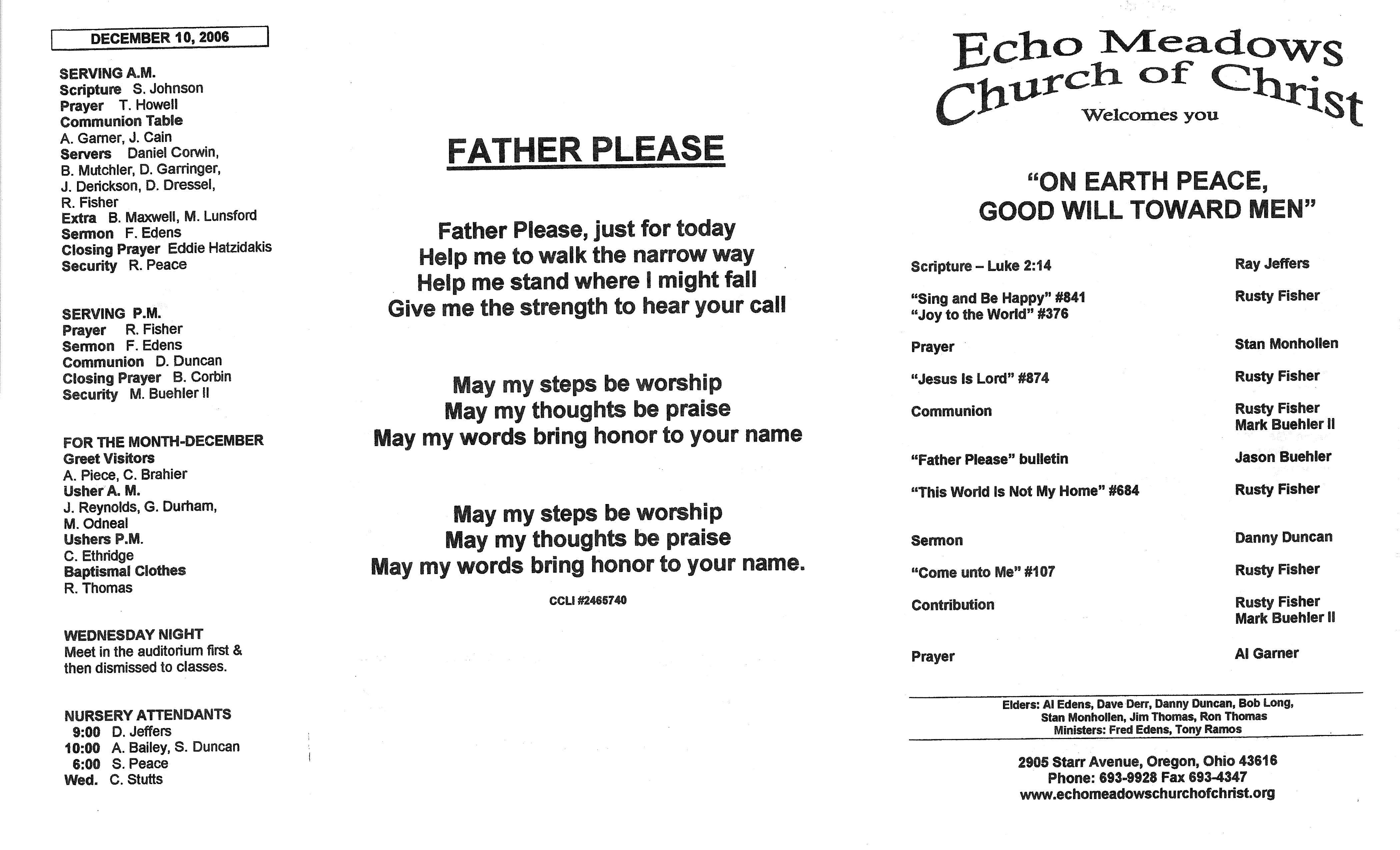 Scanned bulletin, page 1 of 2006-12-03.pdf