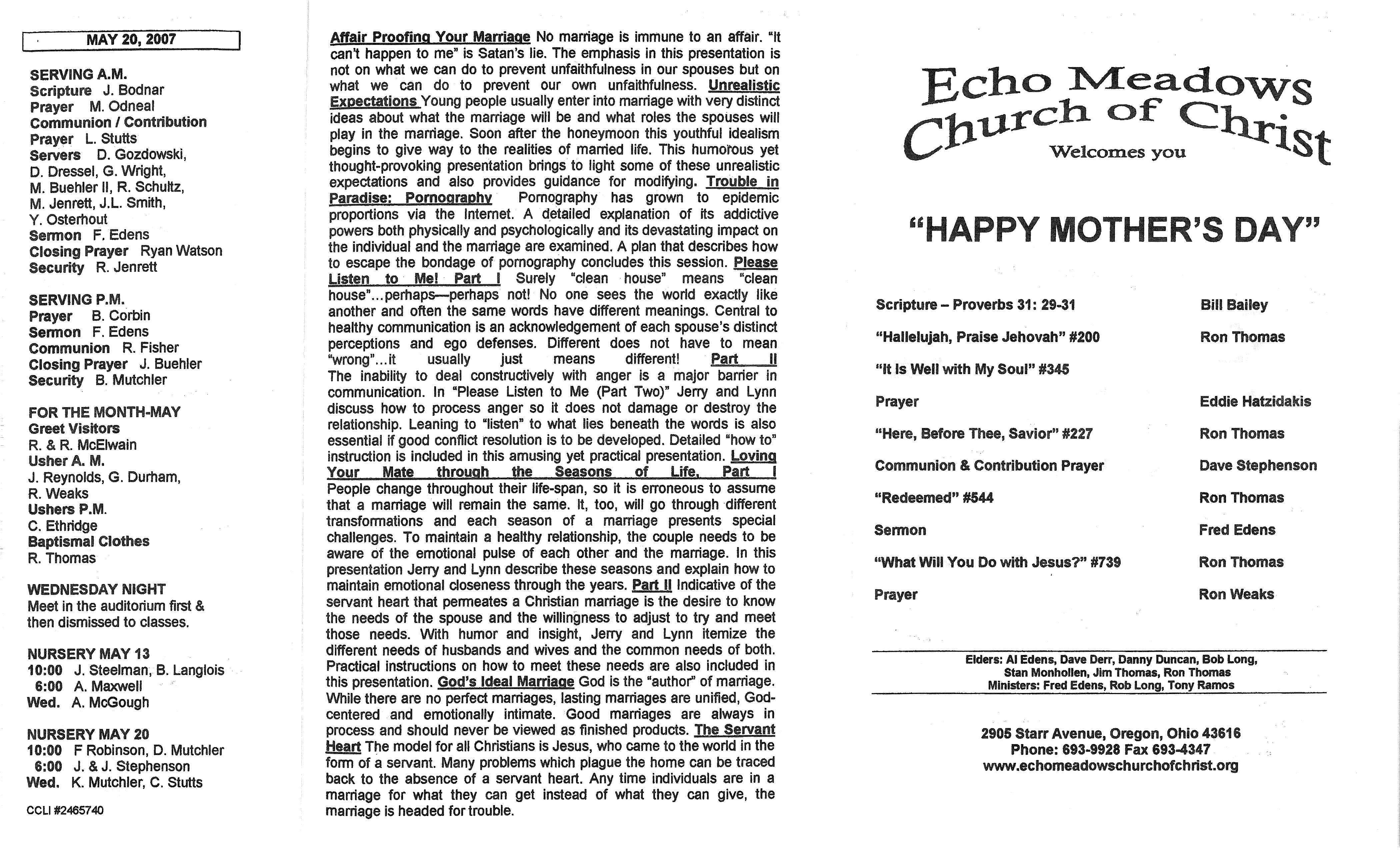 Scanned bulletin, page 1 of 2007-05-13.pdf
