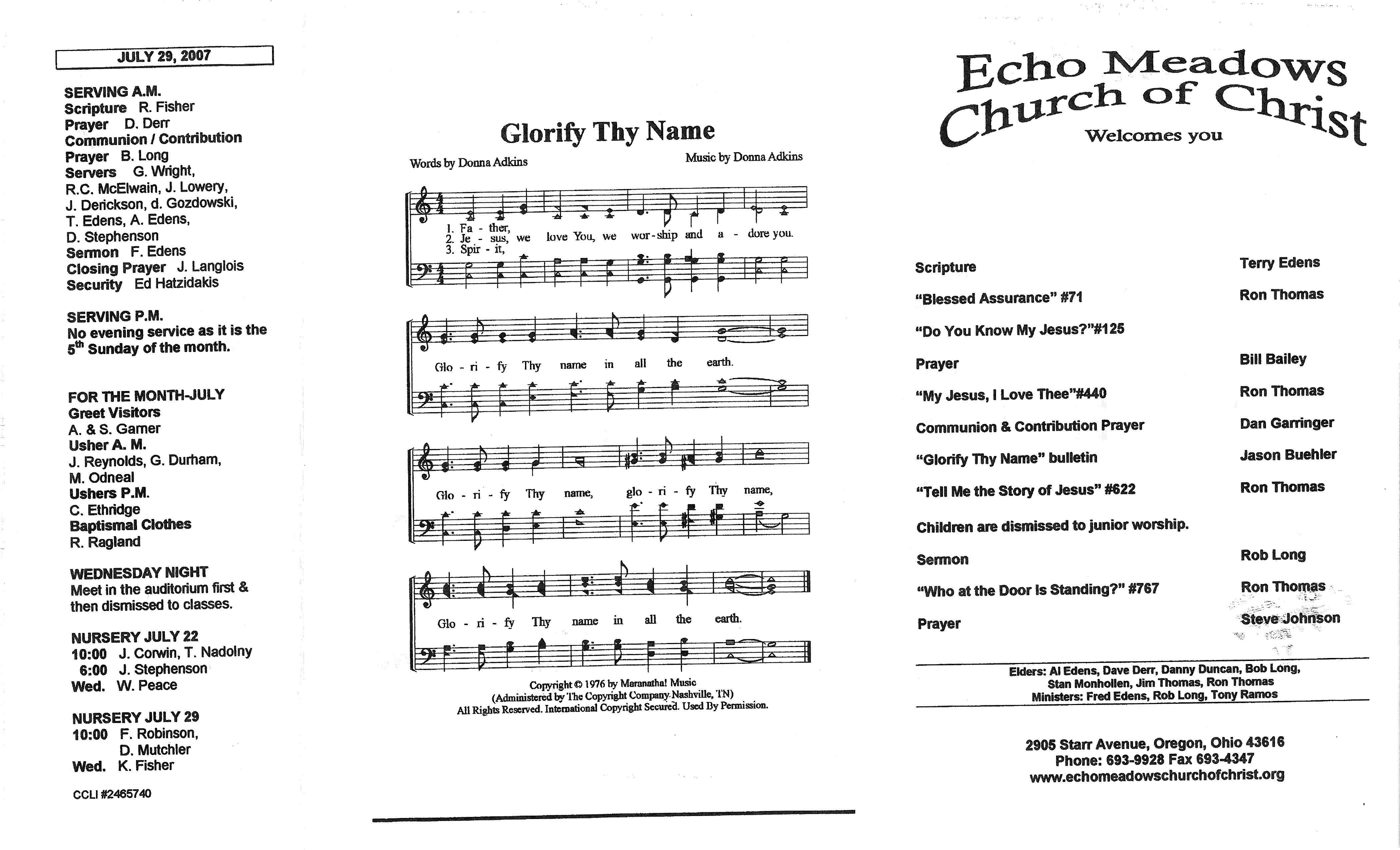 Scanned bulletin, page 1 of 2007-07-22.pdf