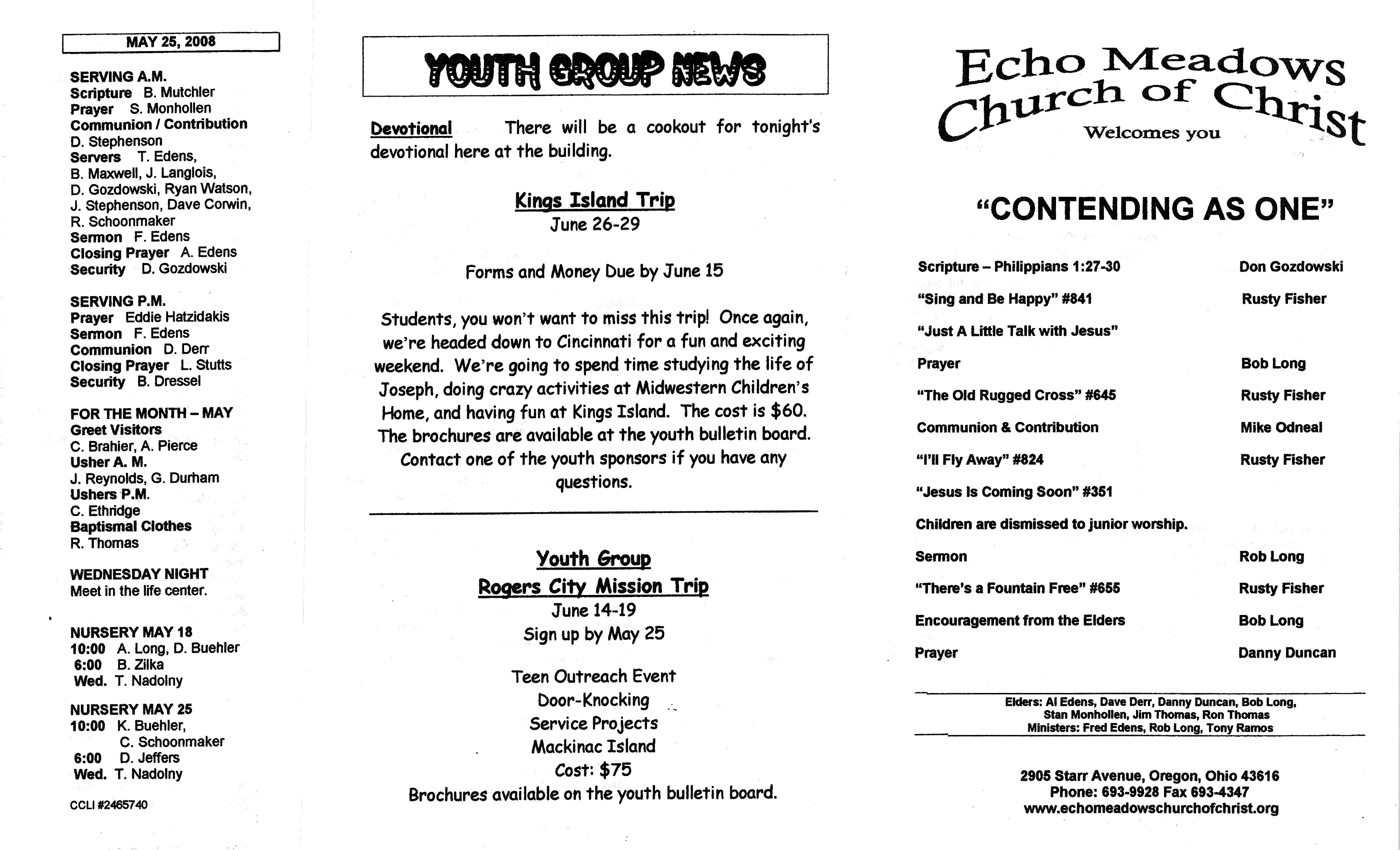 Scanned bulletin, page 1 of 2008-05-18.pdf