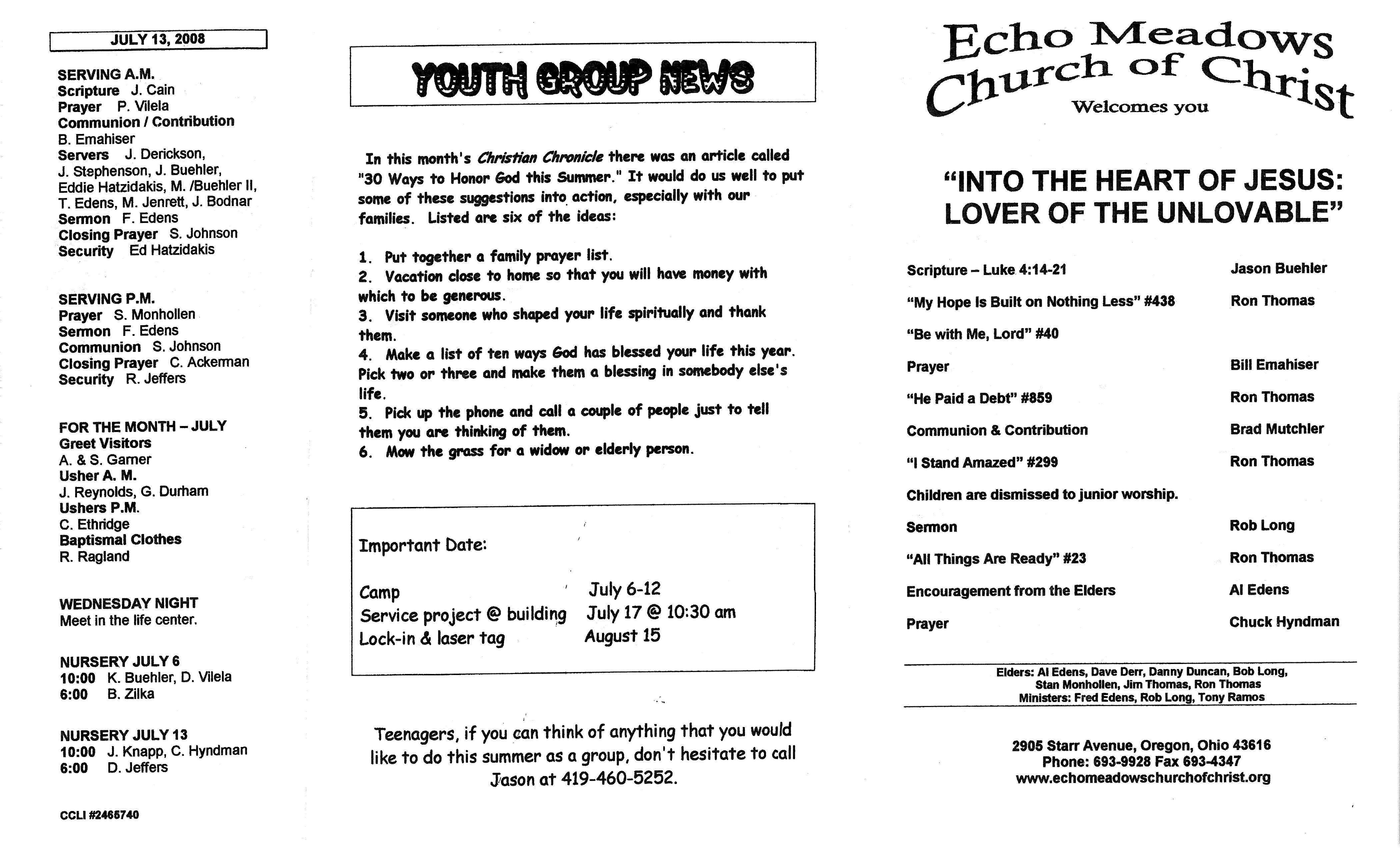 Scanned bulletin, page 1 of 2008-07-06.pdf