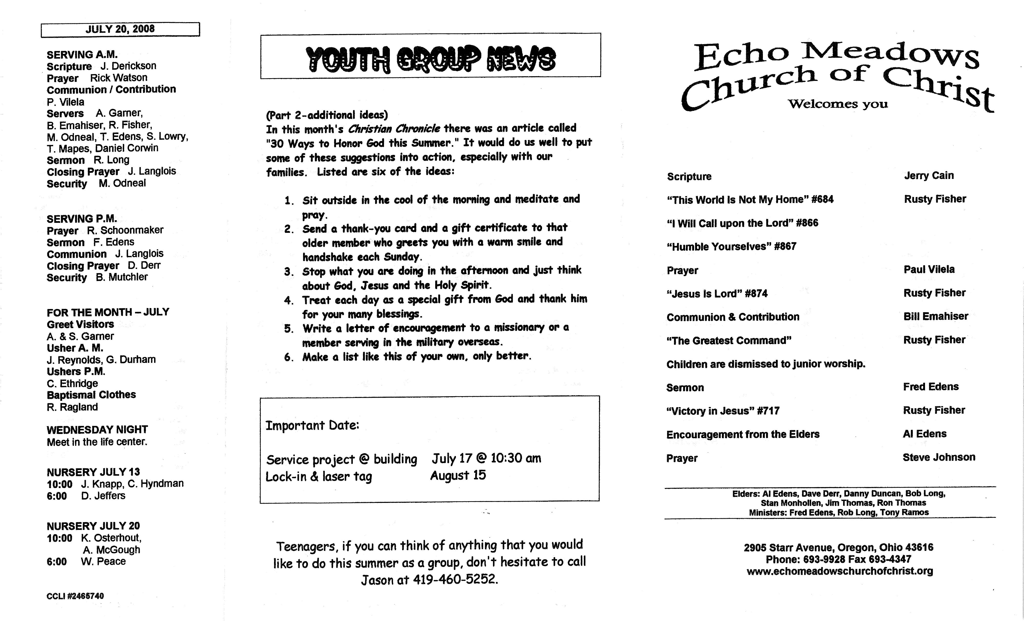 Scanned bulletin, page 1 of 2008-07-13.pdf