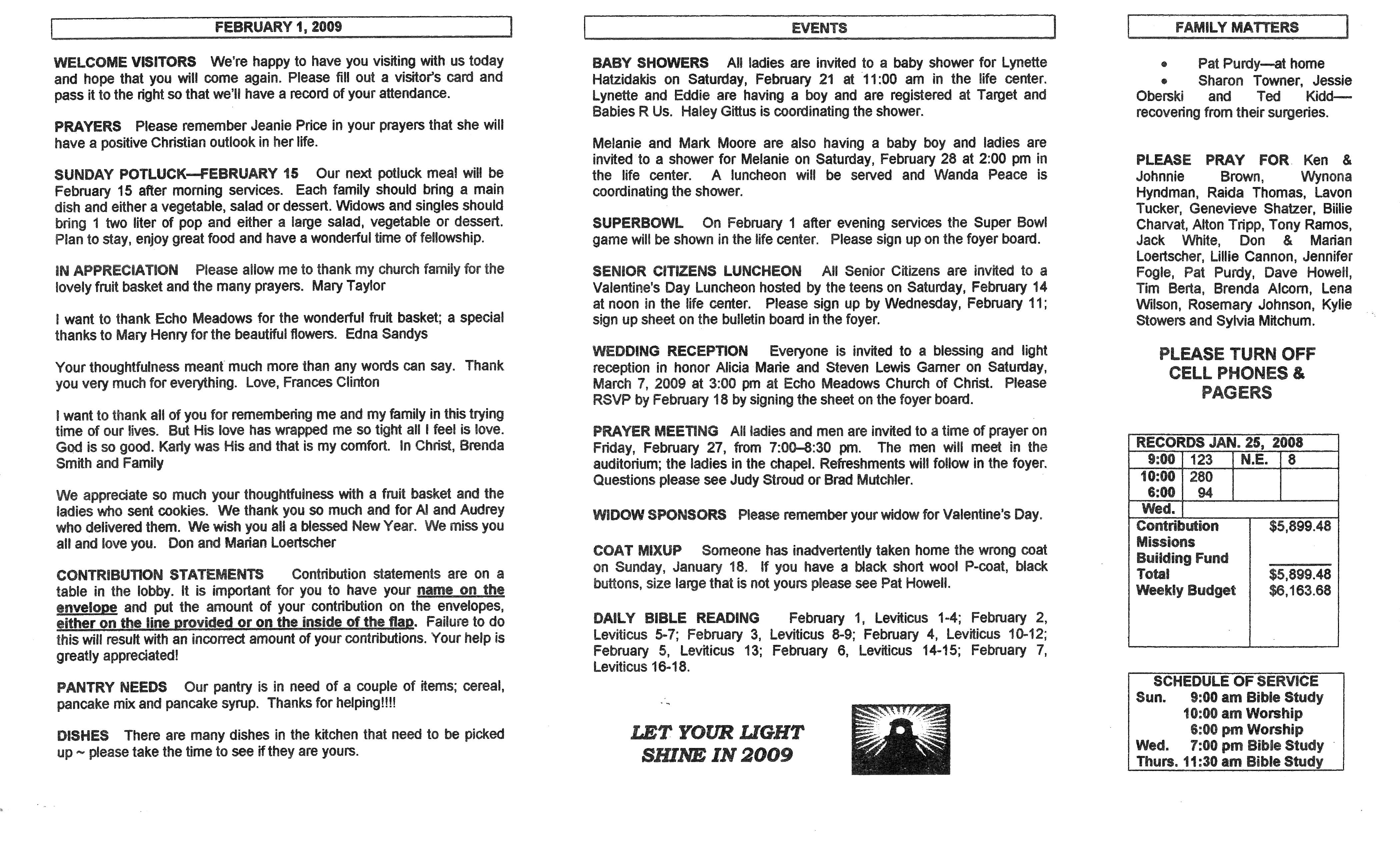 Scanned bulletin, page 2 of 2009-02-01.pdf