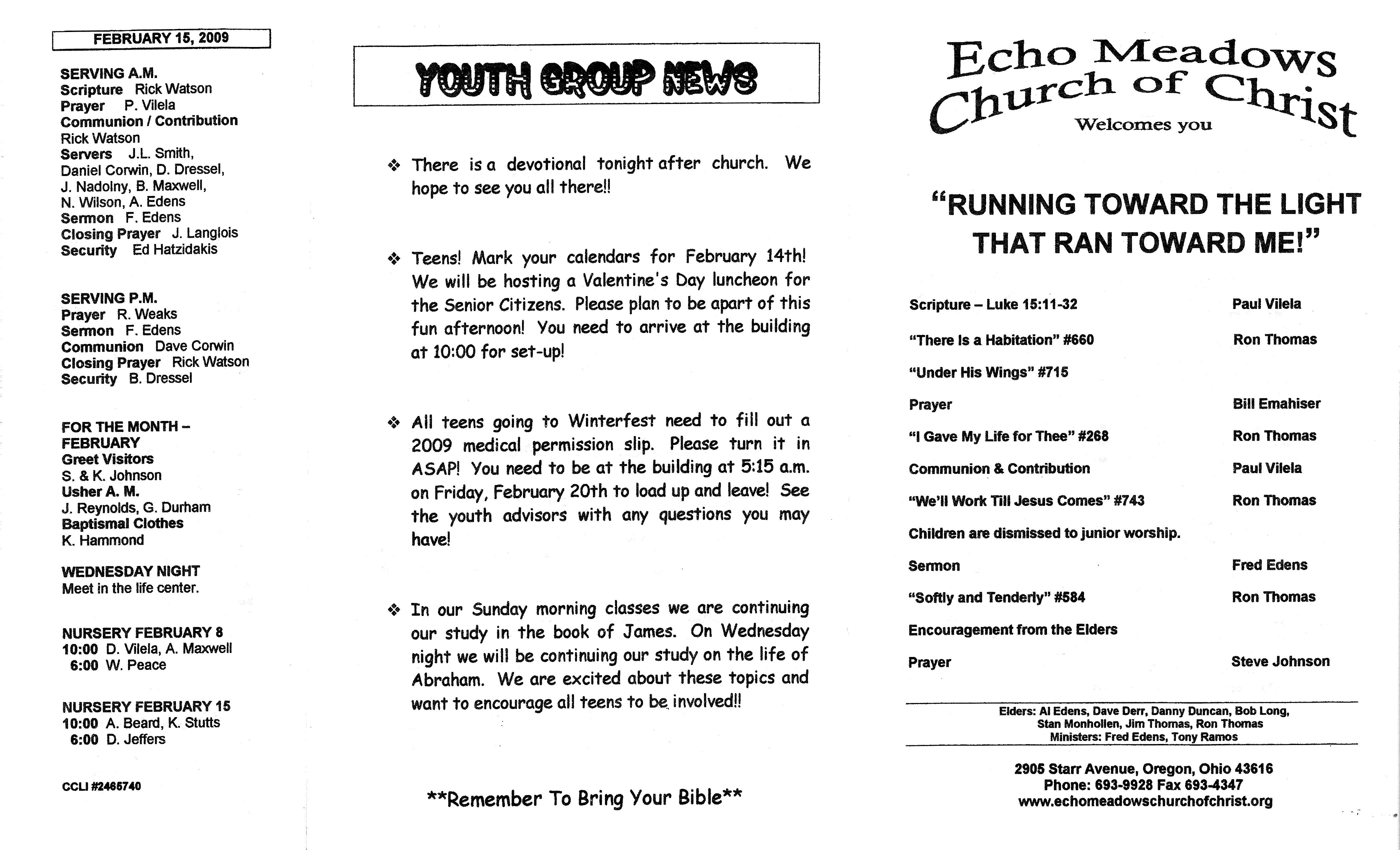 Scanned bulletin, page 1 of 2009-02-08.pdf