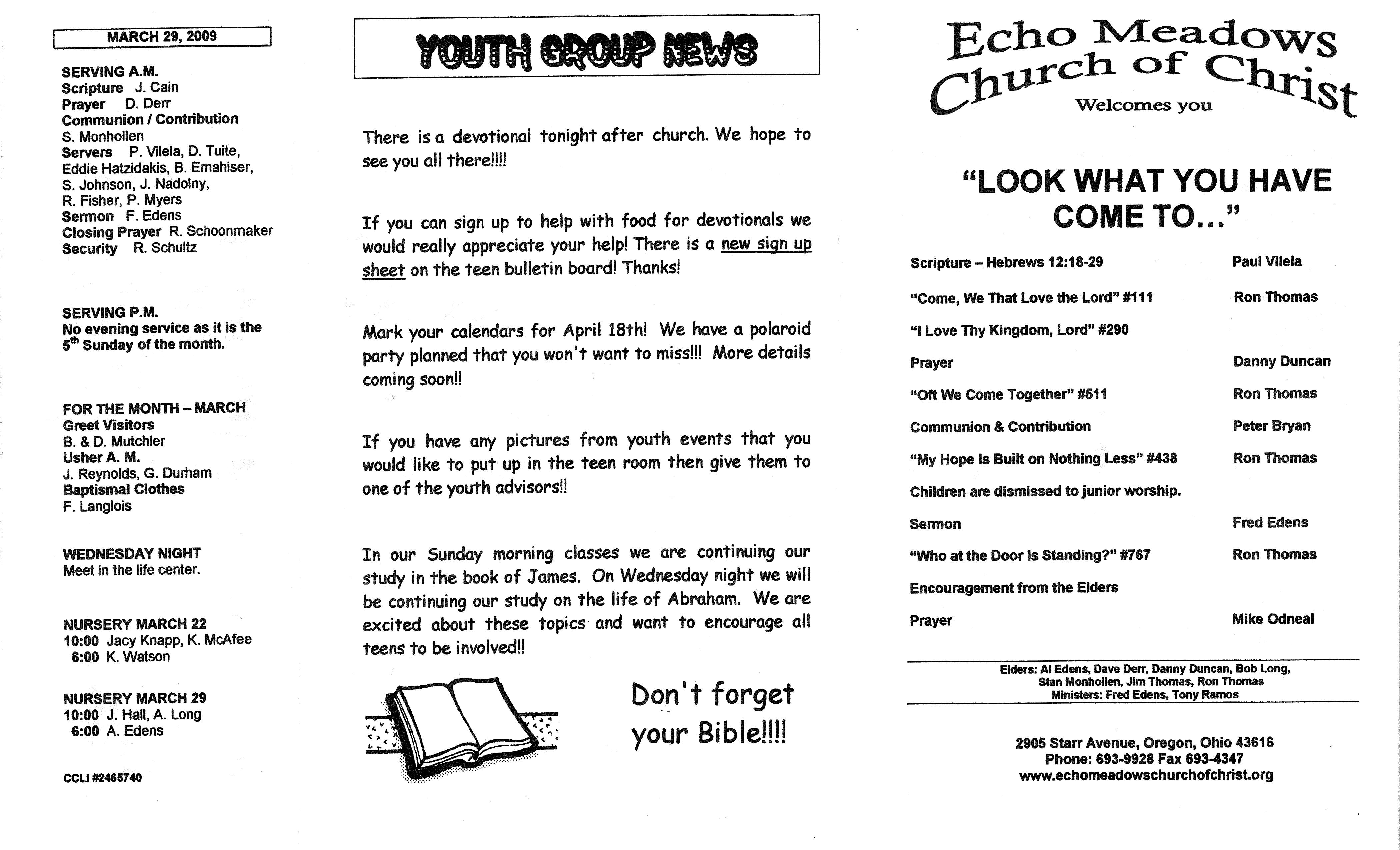 Scanned bulletin, page 1 of 2009-03-22.pdf