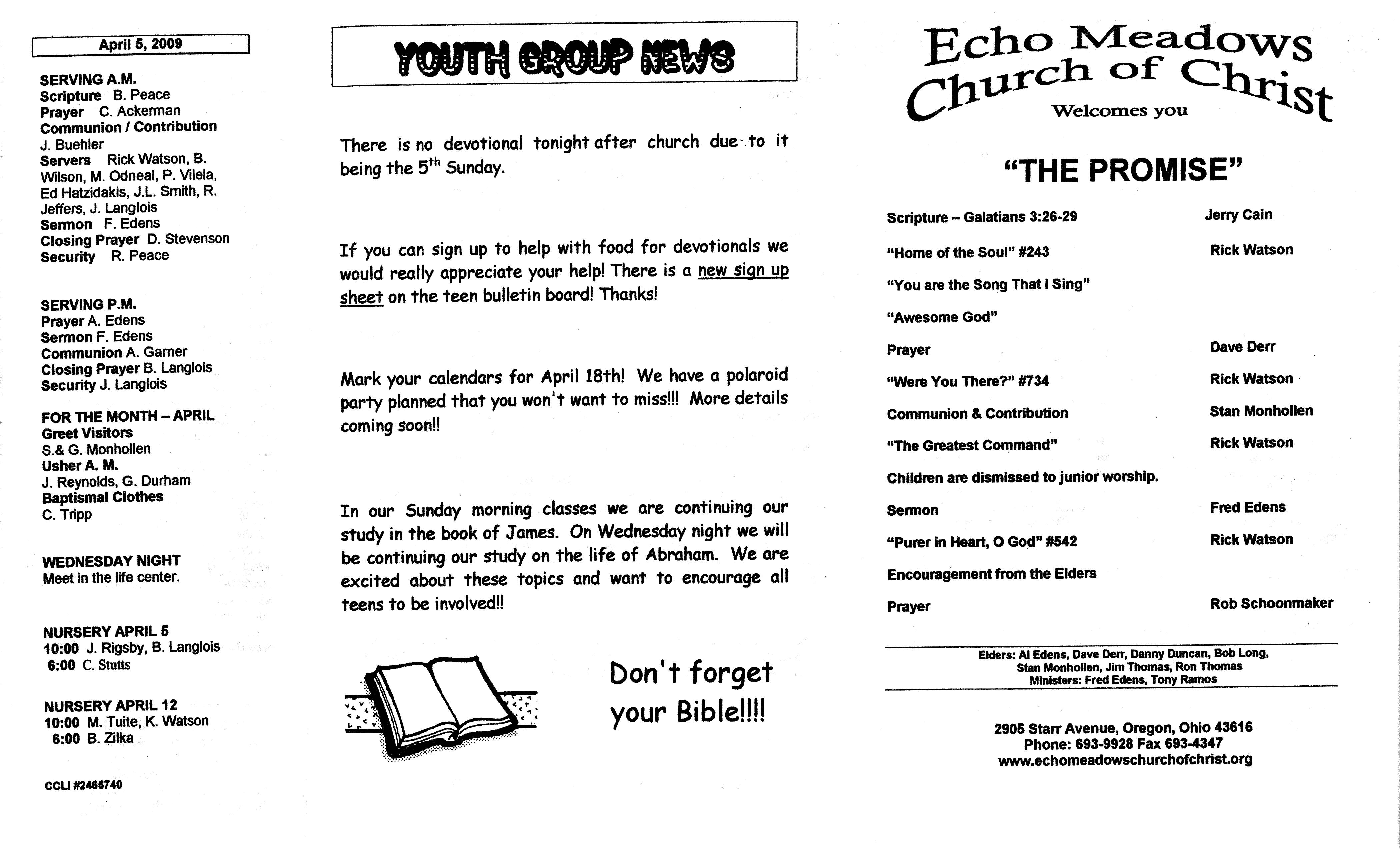 Scanned bulletin, page 1 of 2009-03-29.pdf