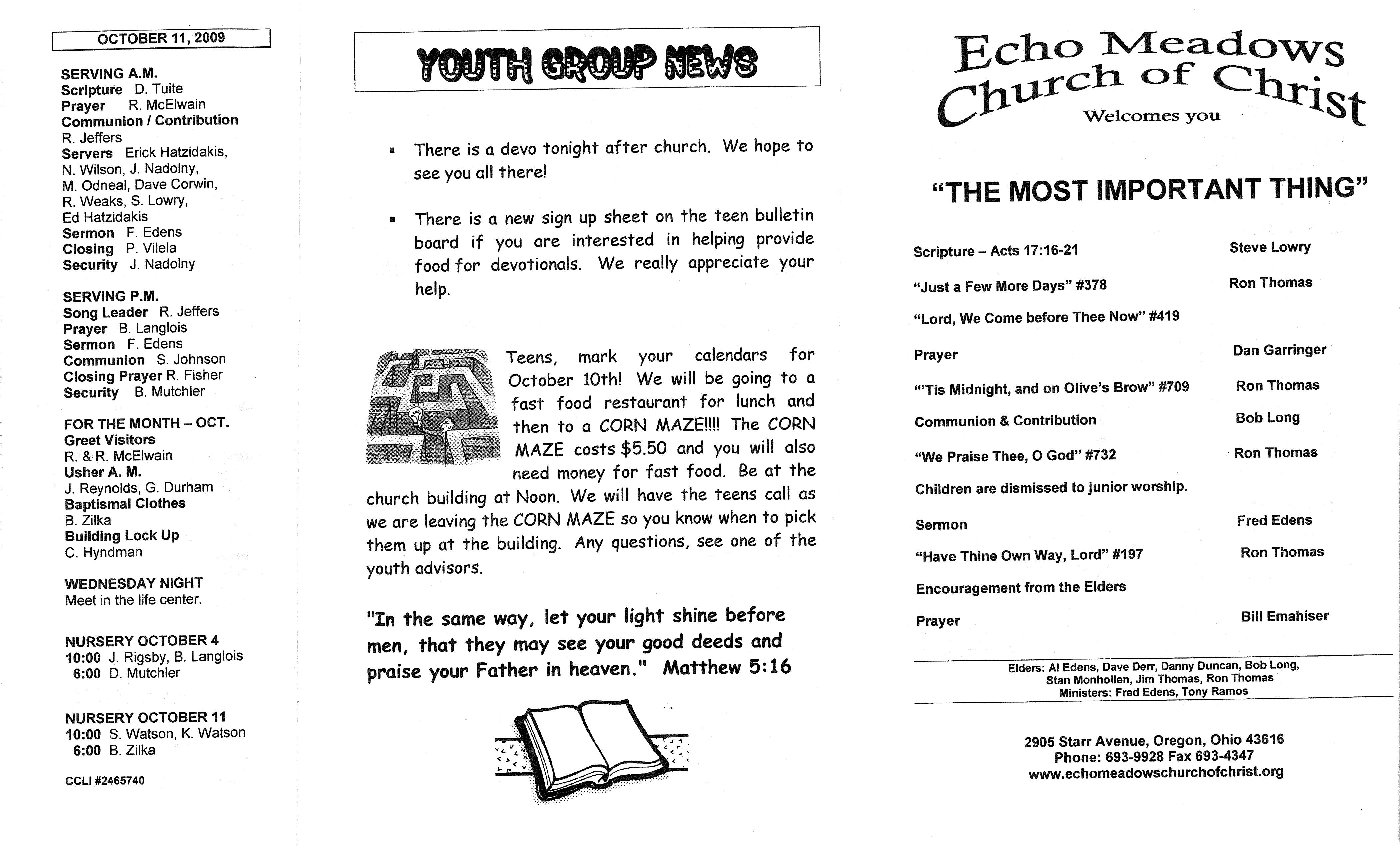 Scanned bulletin, page 1 of 2009-10-04.pdf