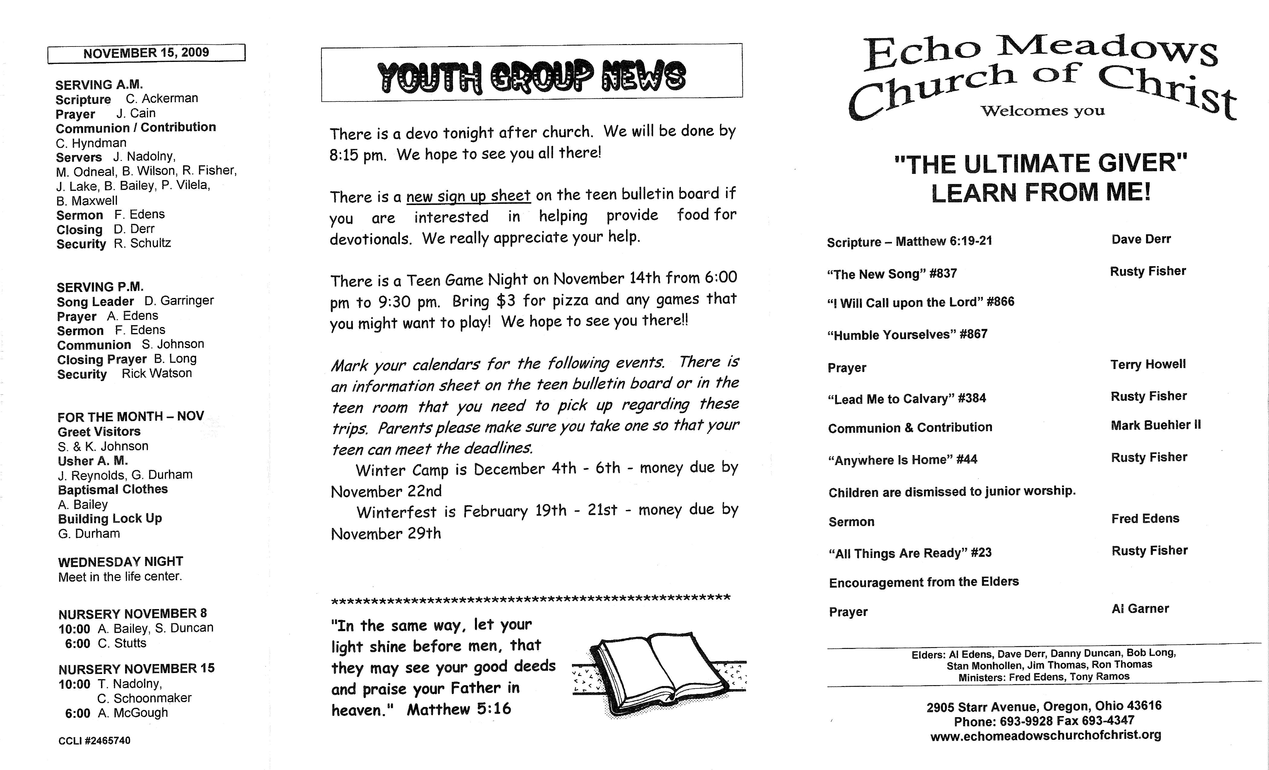 Scanned bulletin, page 1 of 2009-11-08.pdf
