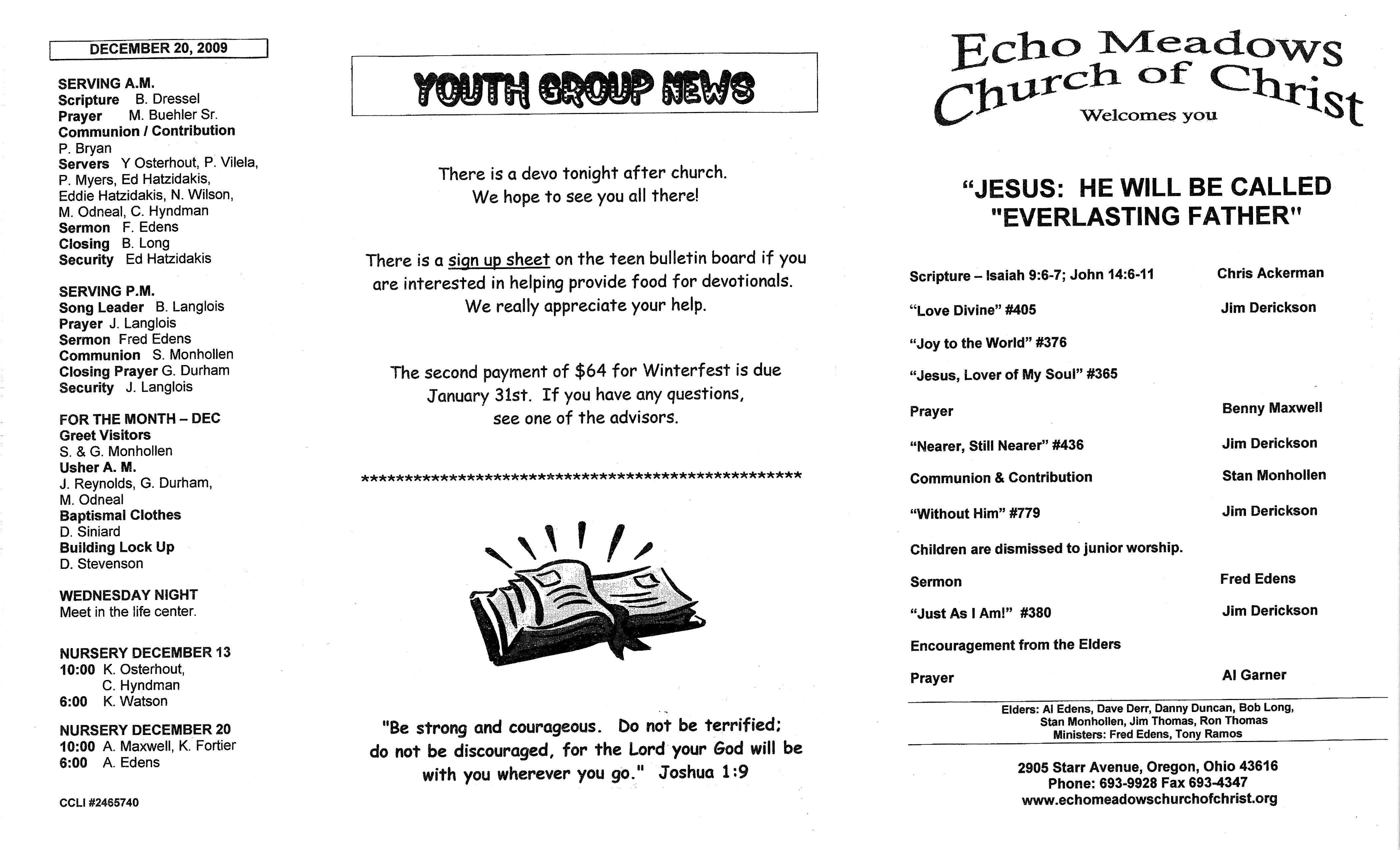 Scanned bulletin, page 1 of 2009-12-13.pdf