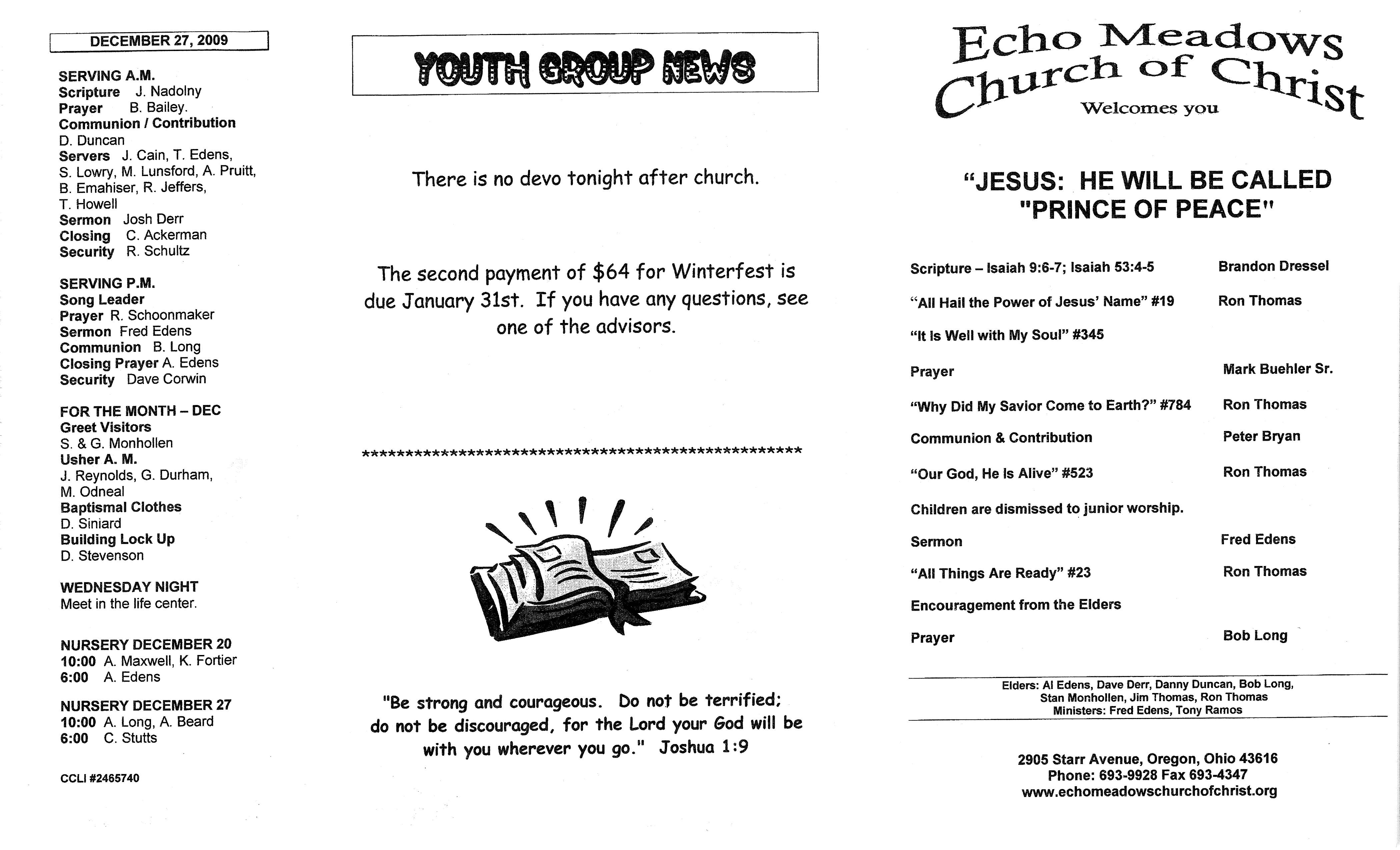 Scanned bulletin, page 1 of 2009-12-20.pdf