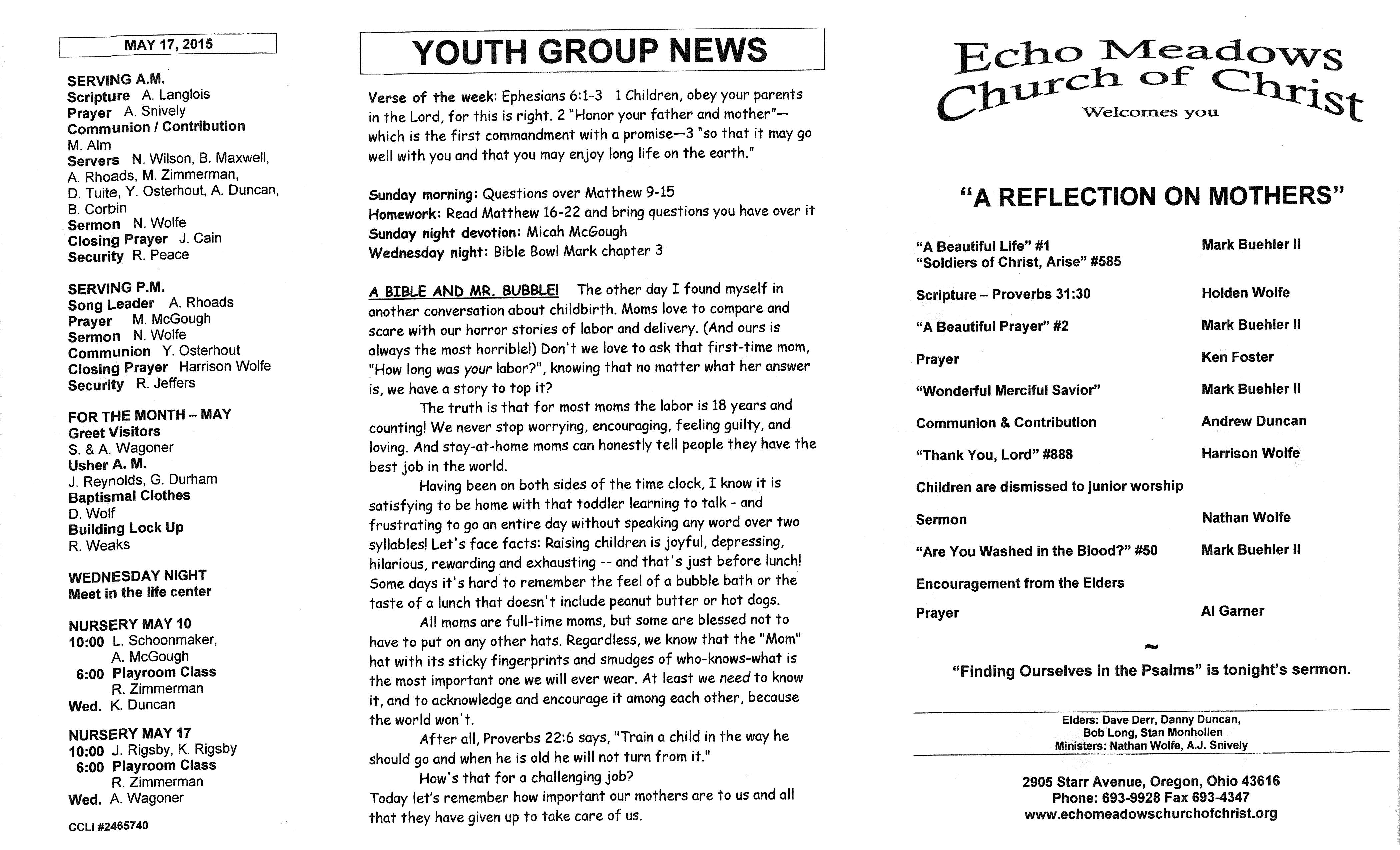 Scanned bulletin, page 1 of 2015-05-10.pdf