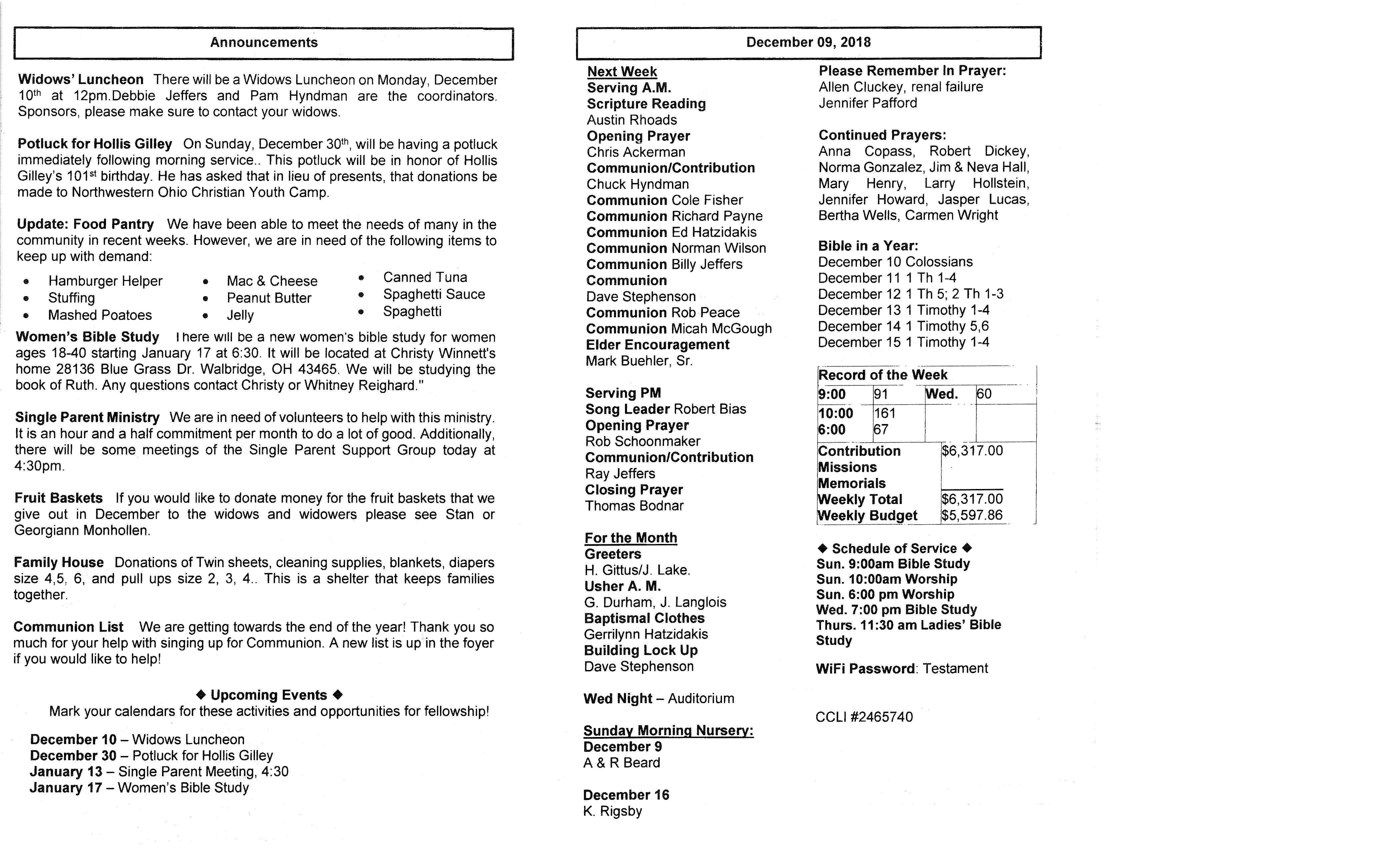 Scanned bulletin, page 1 of 2018-12-09.pdf