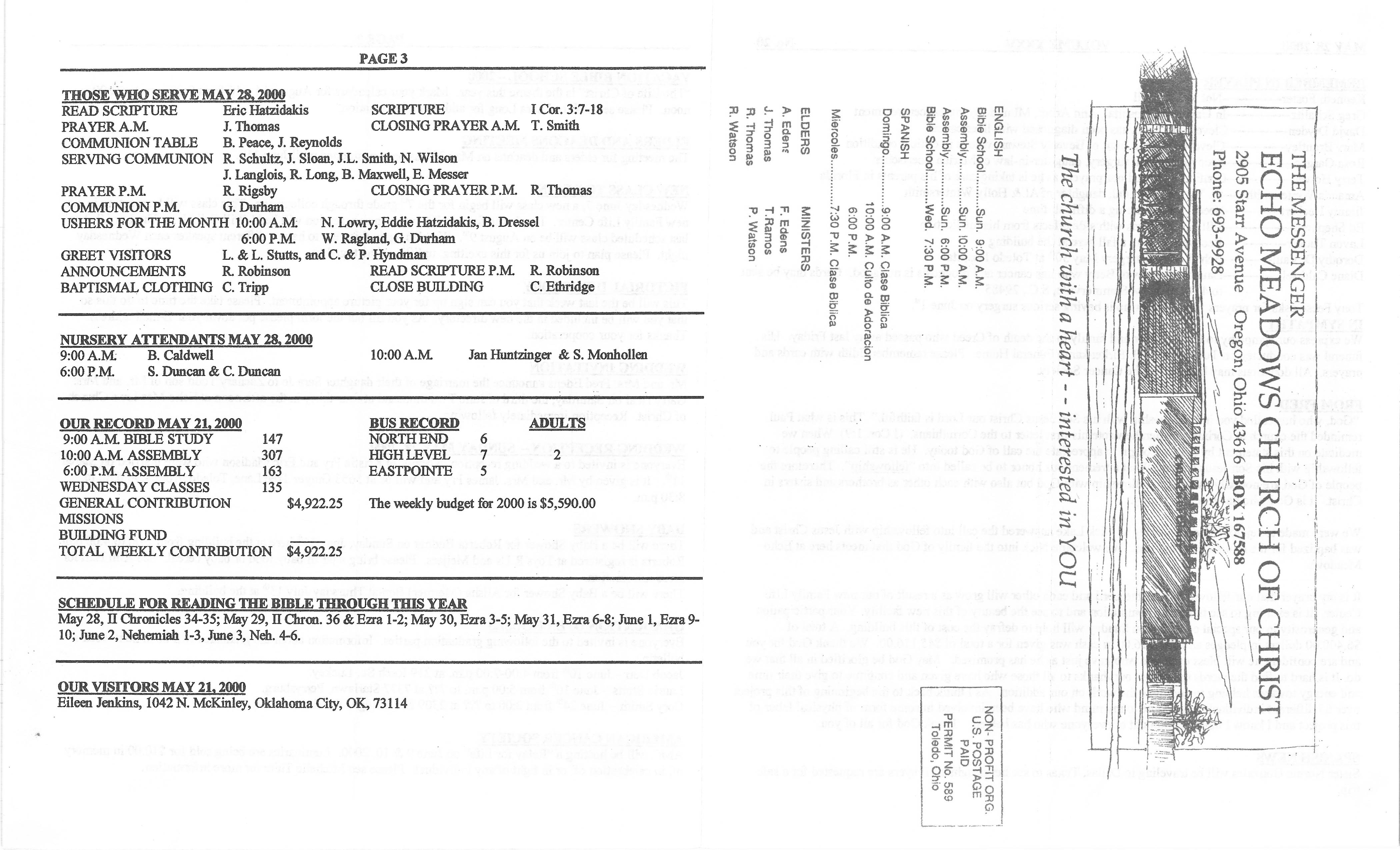 Scanned bulletin, page 1 of 2000-05-28.pdf