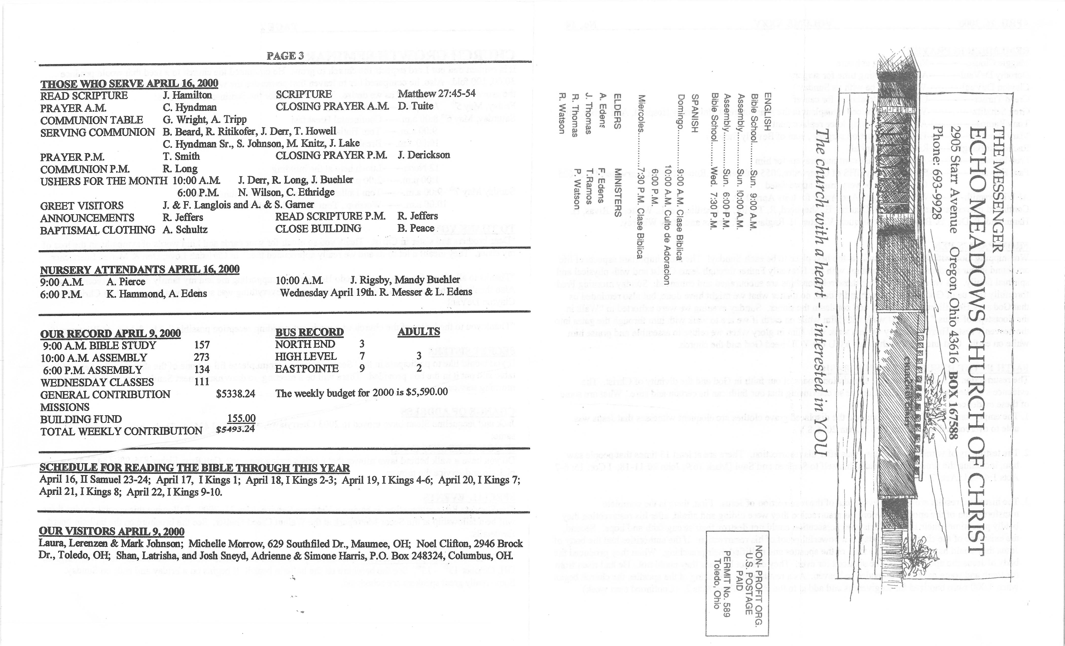 Scanned bulletin, page 1 of 2000-04-16.pdf