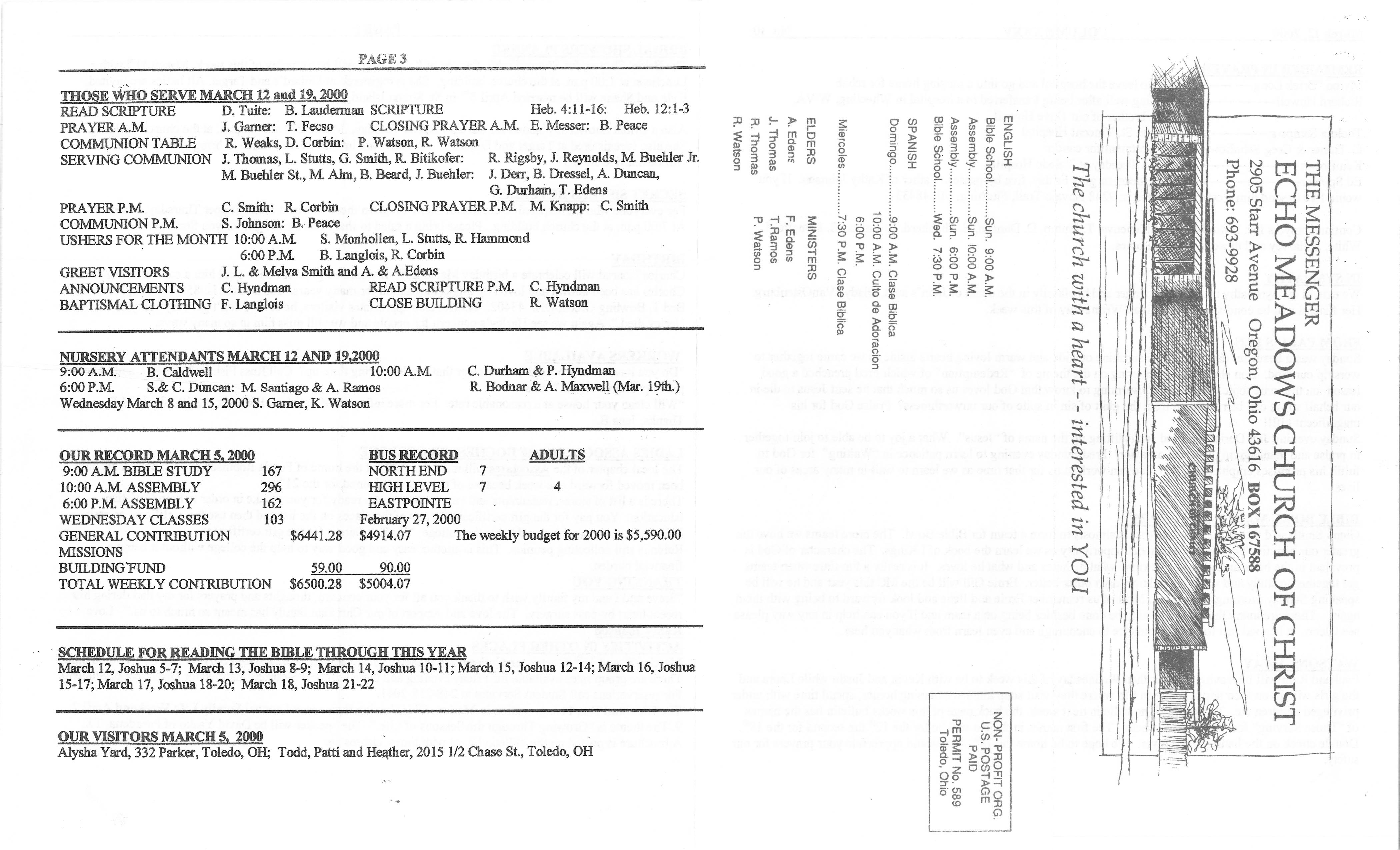 Scanned bulletin, page 1 of 2000-03-12.pdf