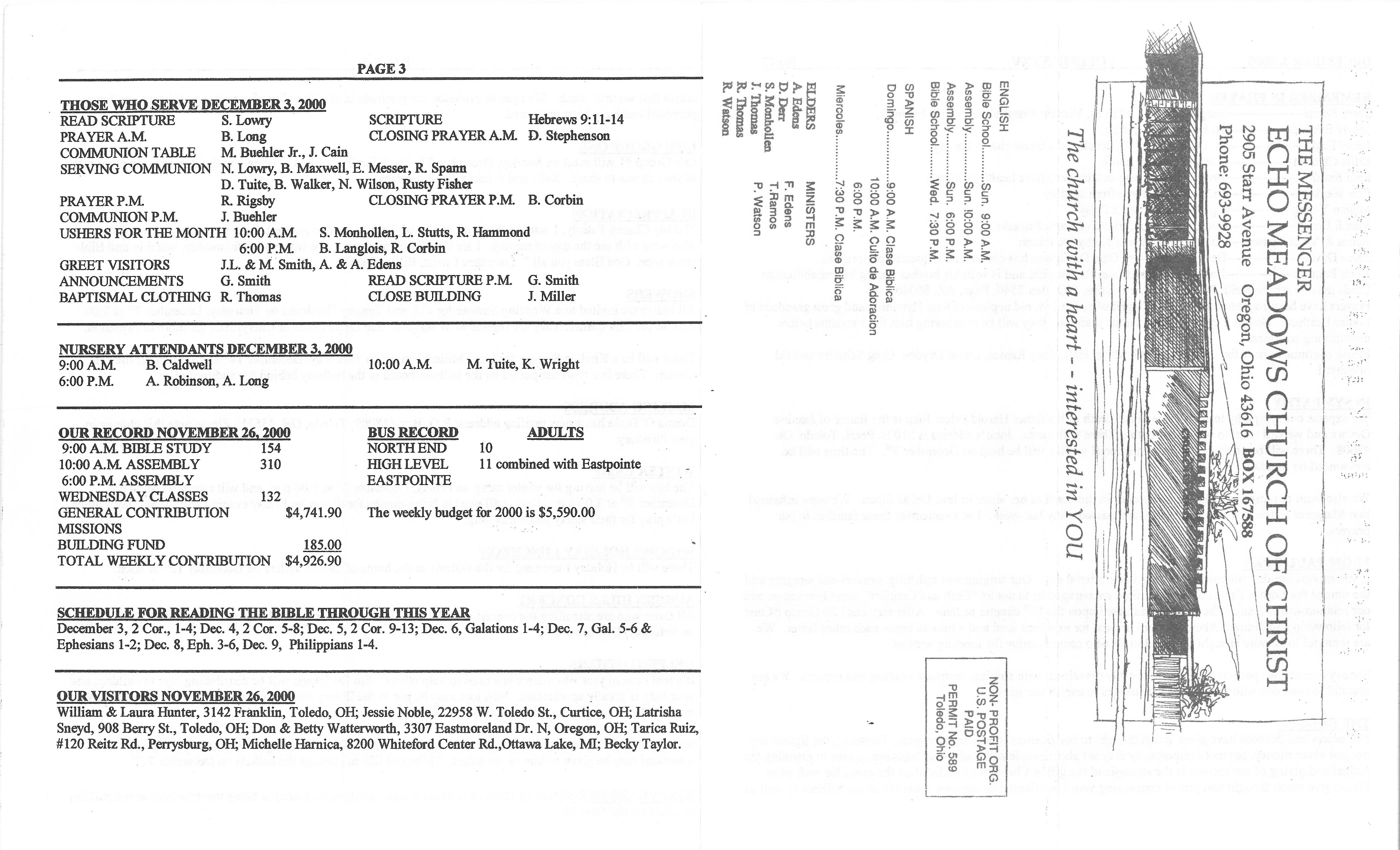 Scanned bulletin, page 1 of 2000-12-03.pdf