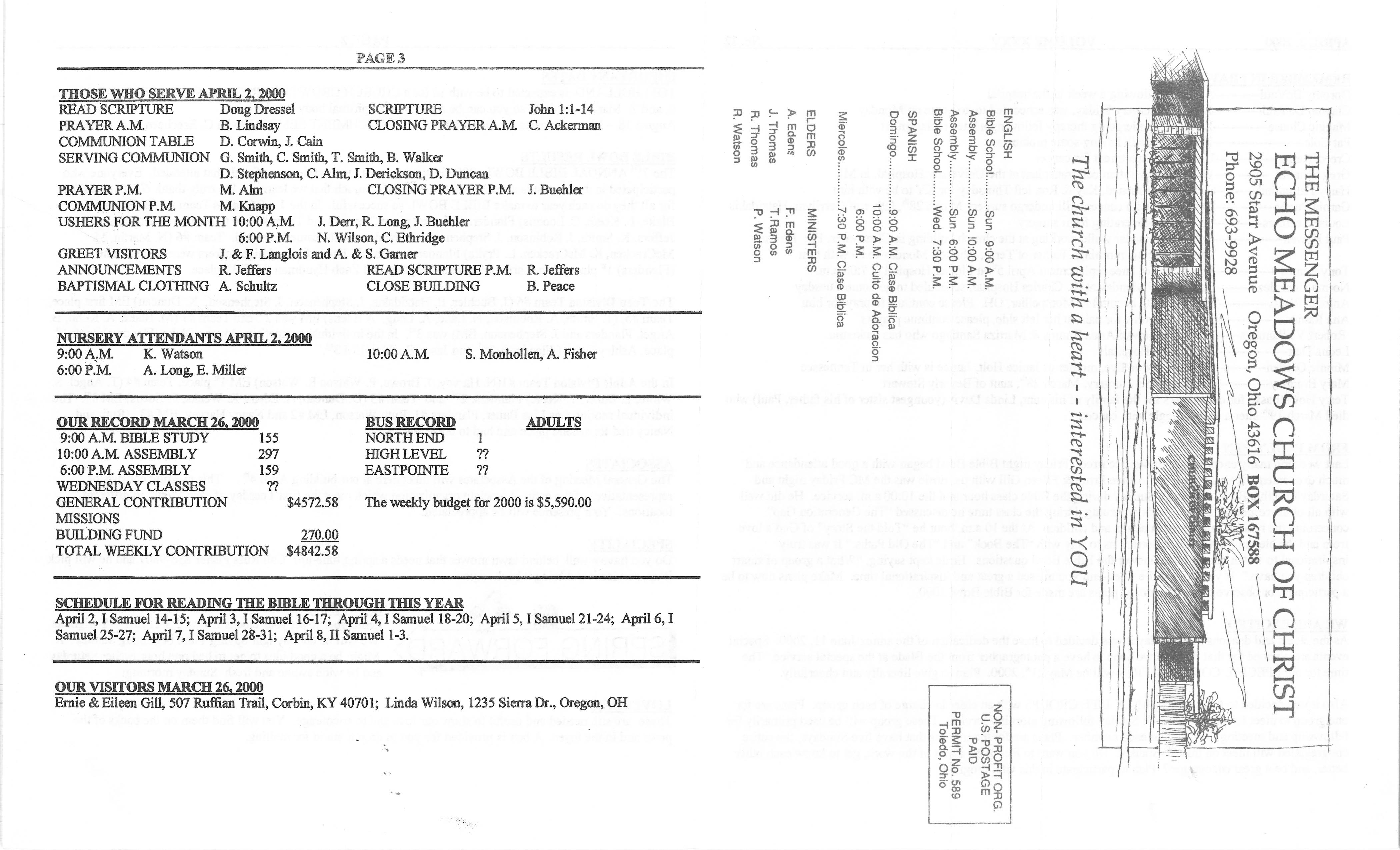 Scanned bulletin, page 1 of 2000-04-02.pdf