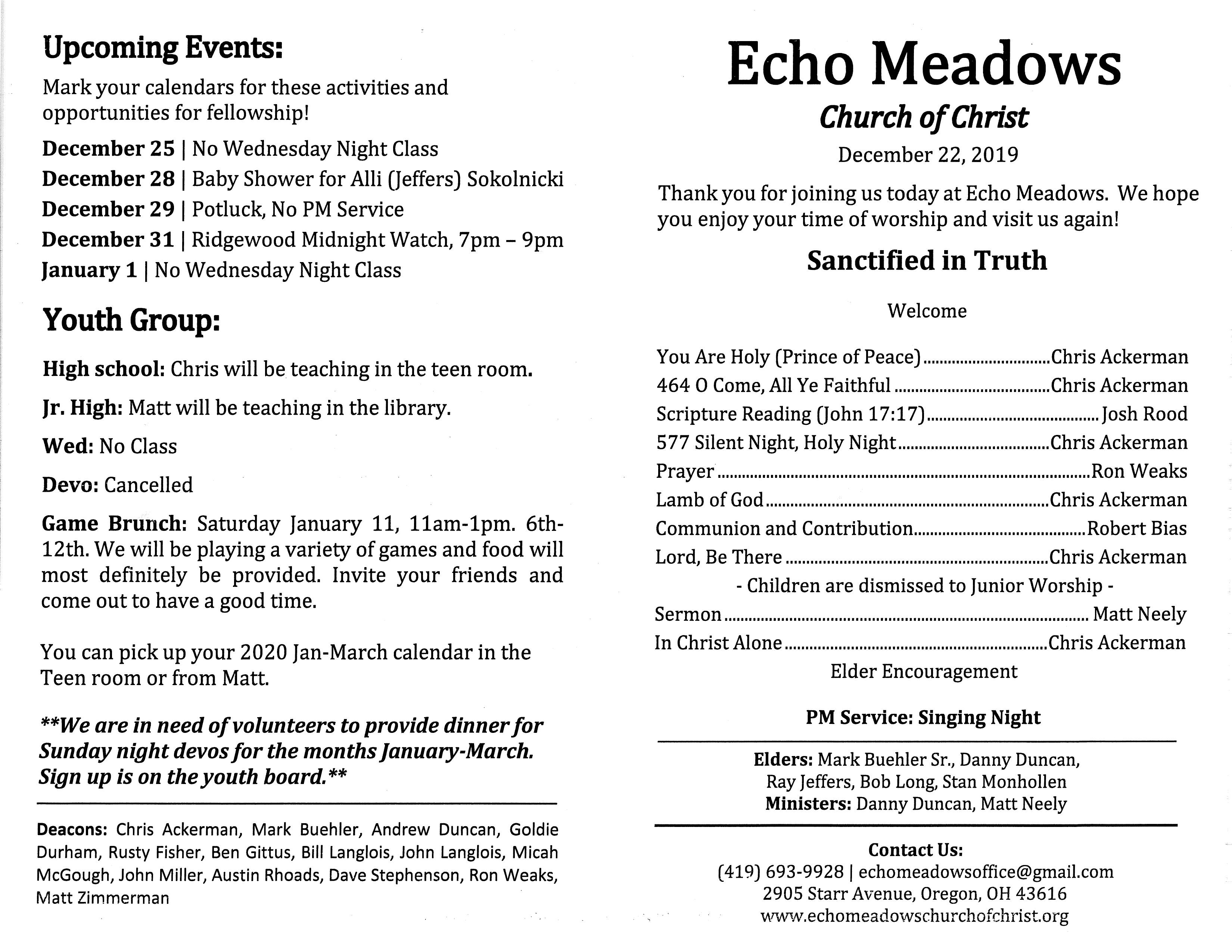 Scanned bulletin, page 1 of 2019-12-22.pdf
