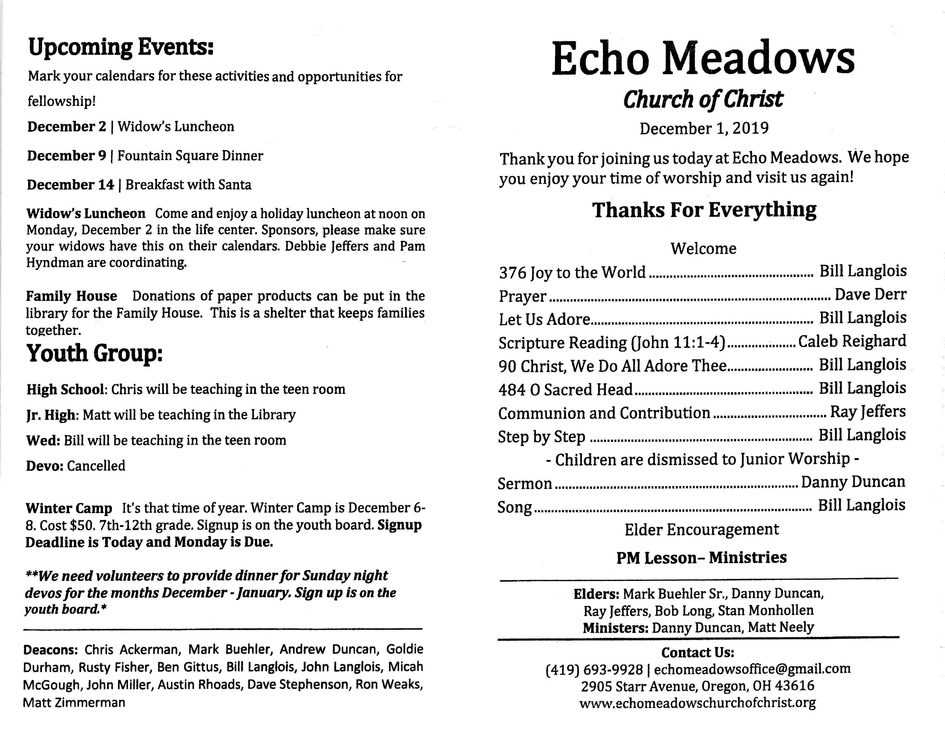 Scanned bulletin, page 1 of 2019-12-01.pdf