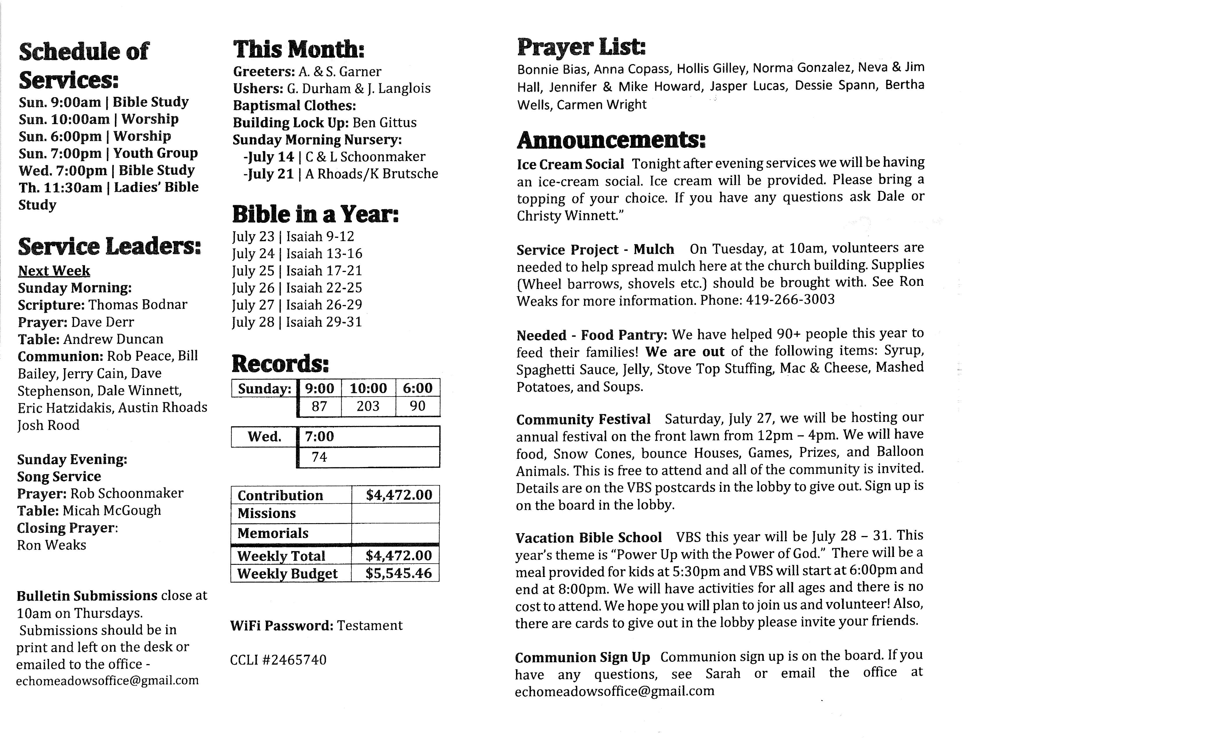Scanned bulletin, page 1 of 2019-07-21.pdf