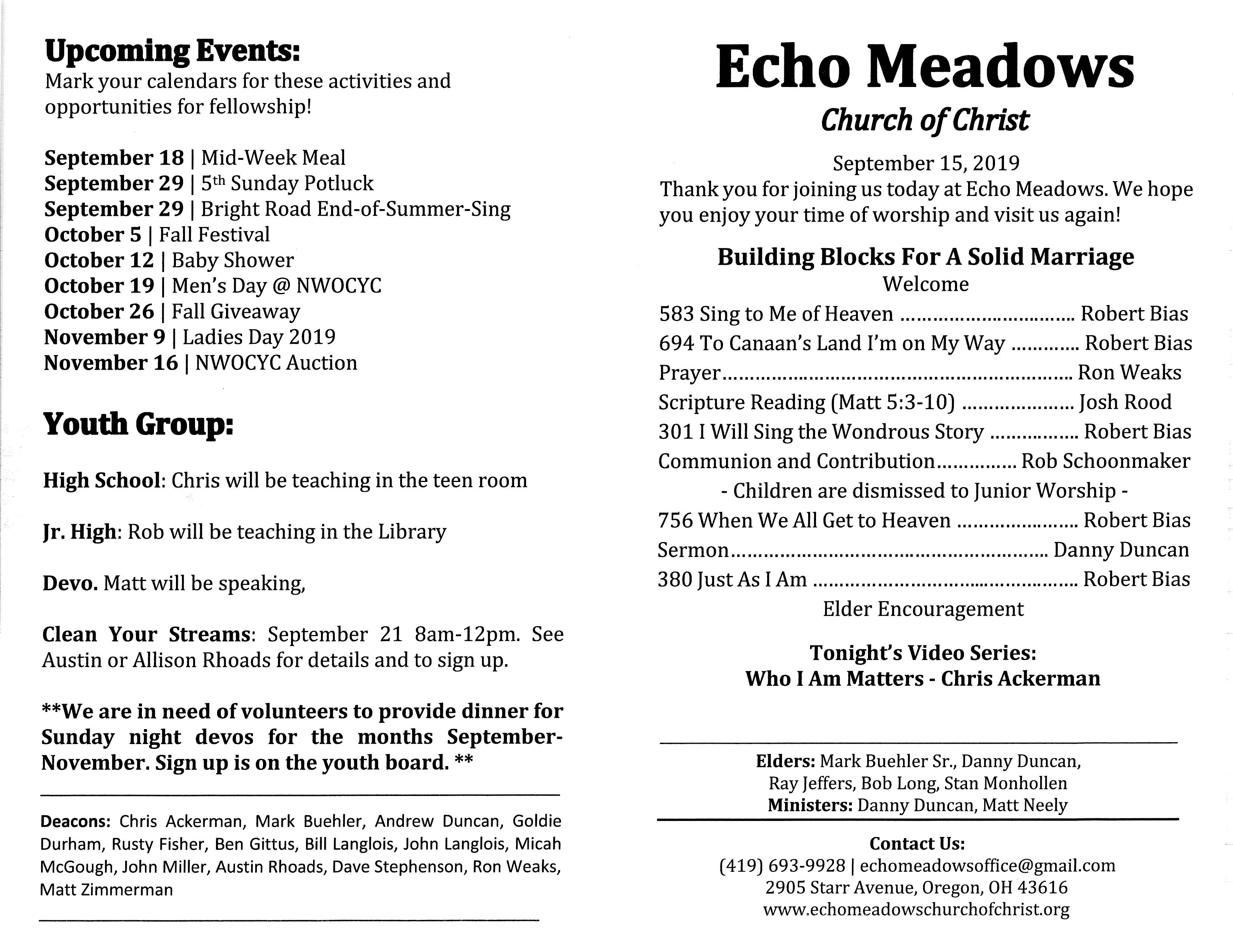 Scanned bulletin, page 1 of 2019-09-15.pdf
