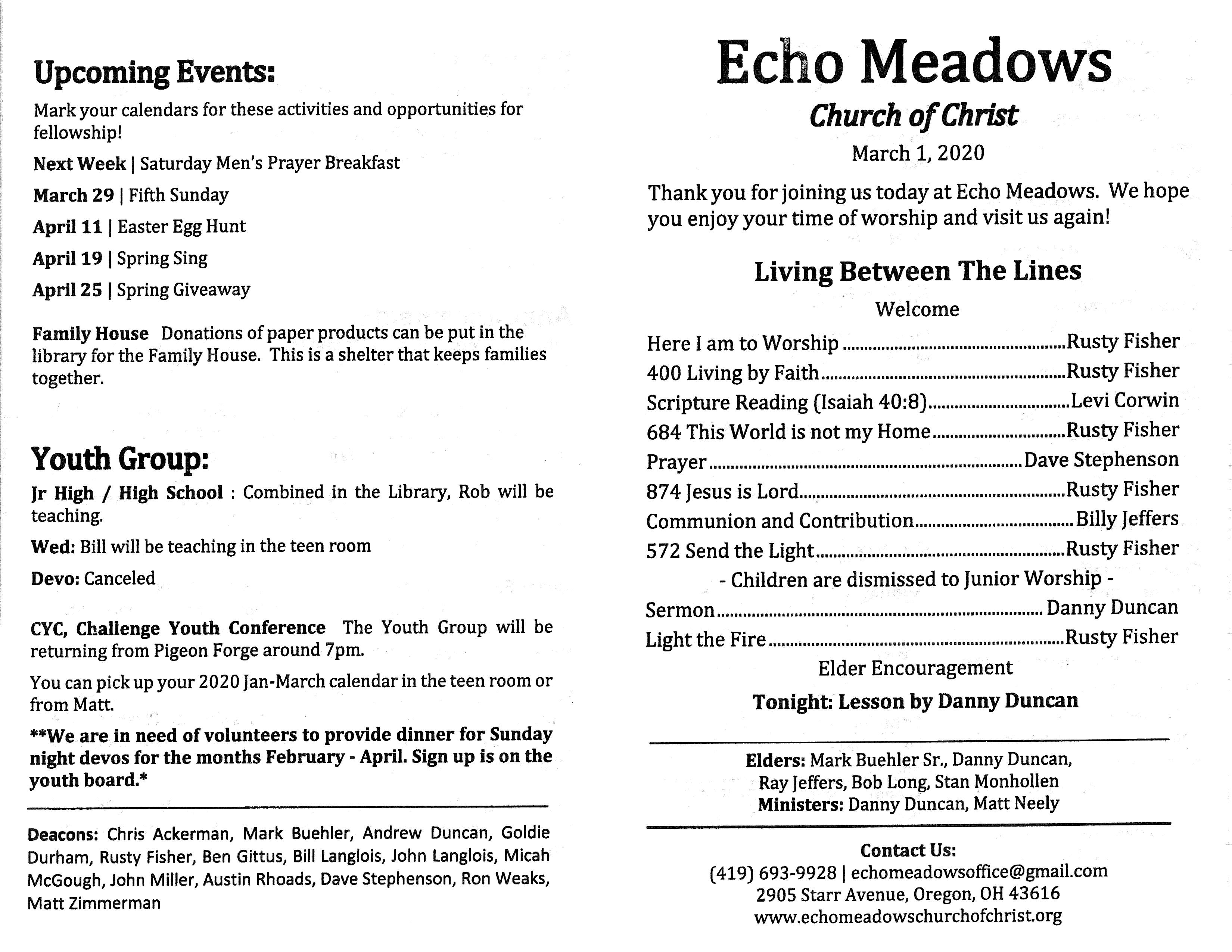 Scanned bulletin, page 1 of 2020-03-01.pdf